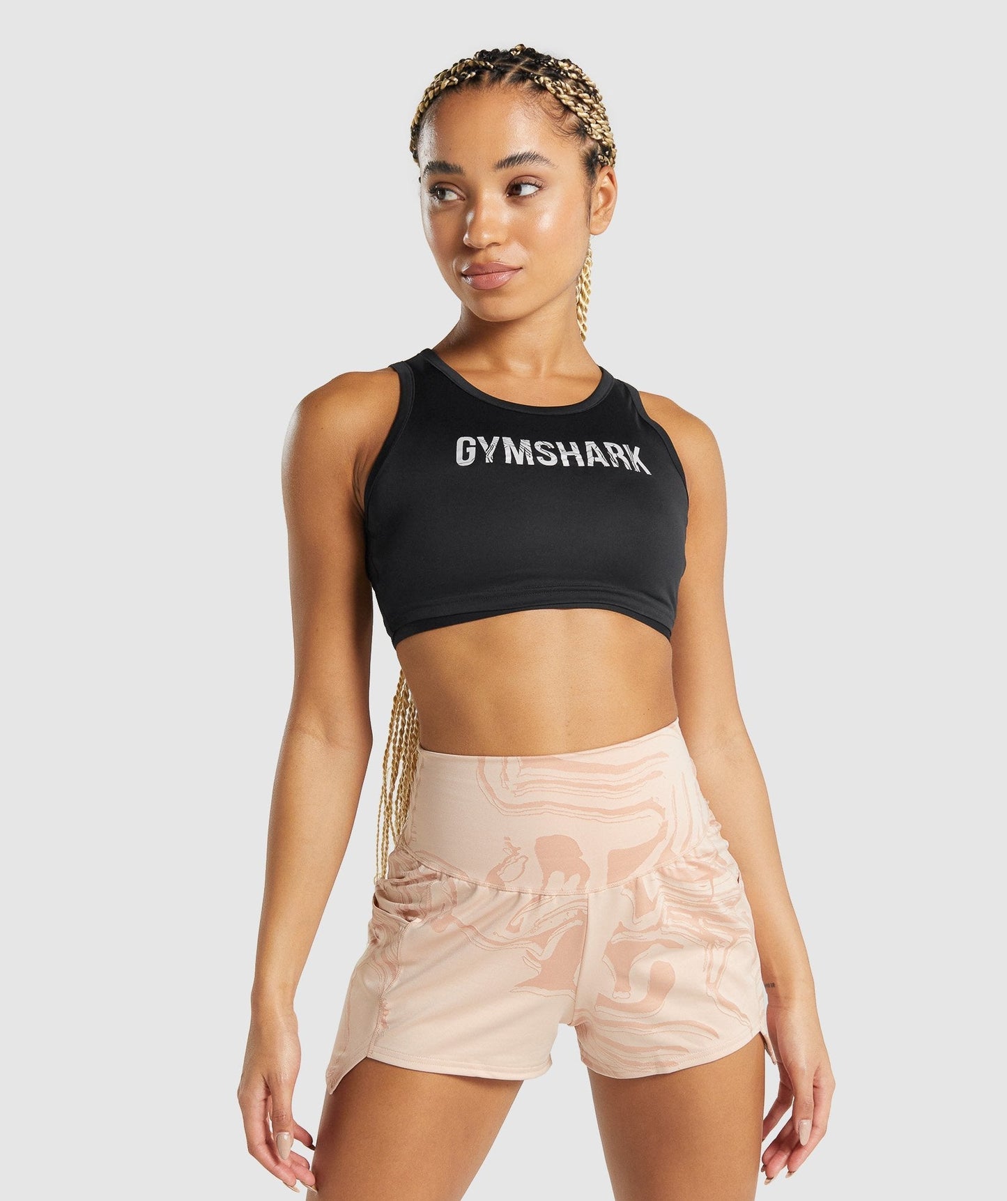 GS Power Crop Top - Schwarz