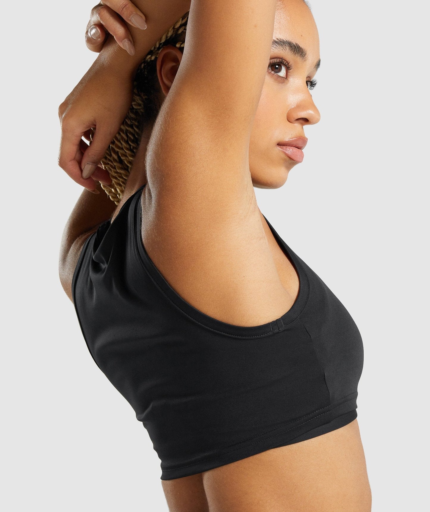 GS Power Crop Top - Schwarz