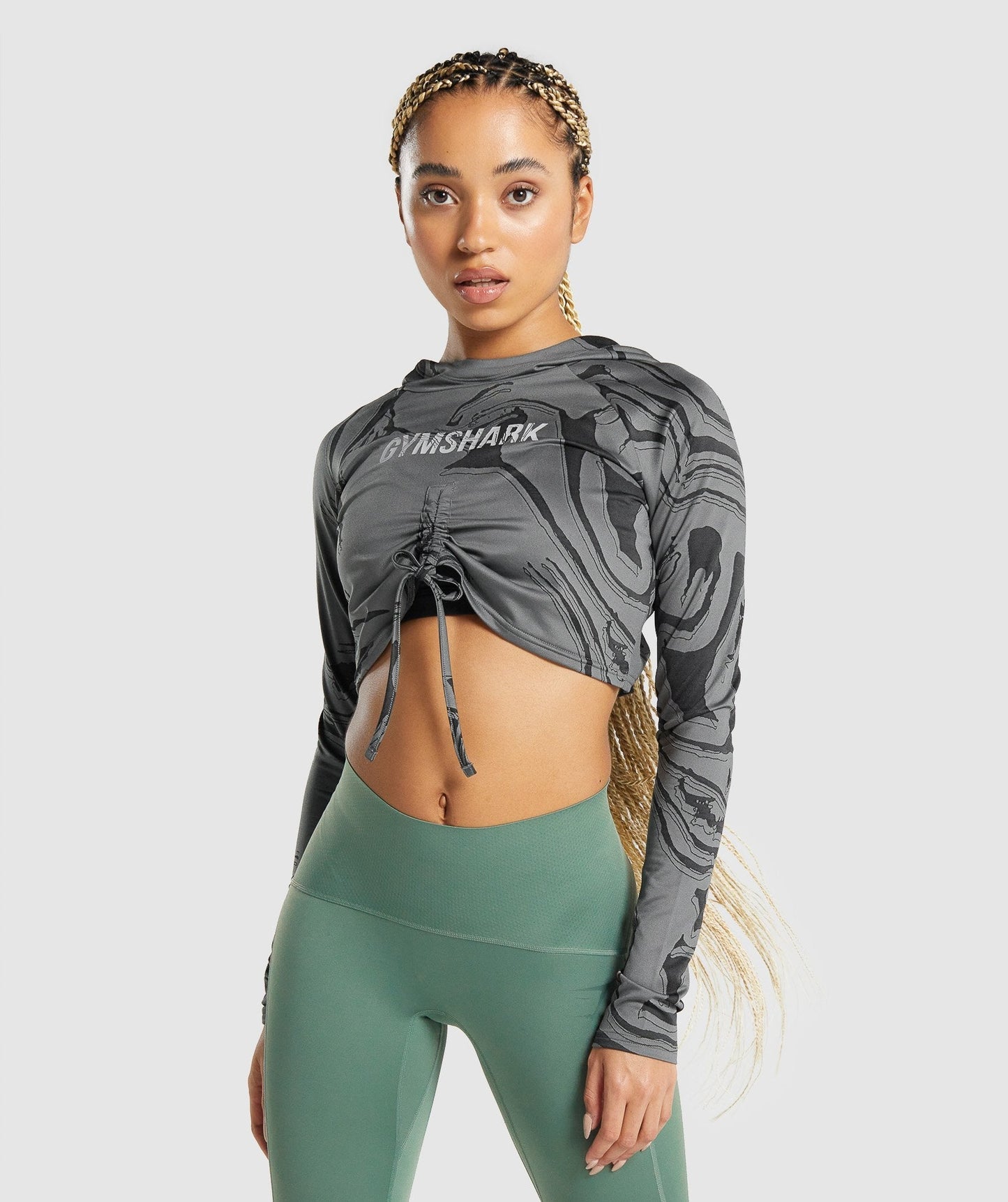GS Power Pullover - Schwarzer Druck