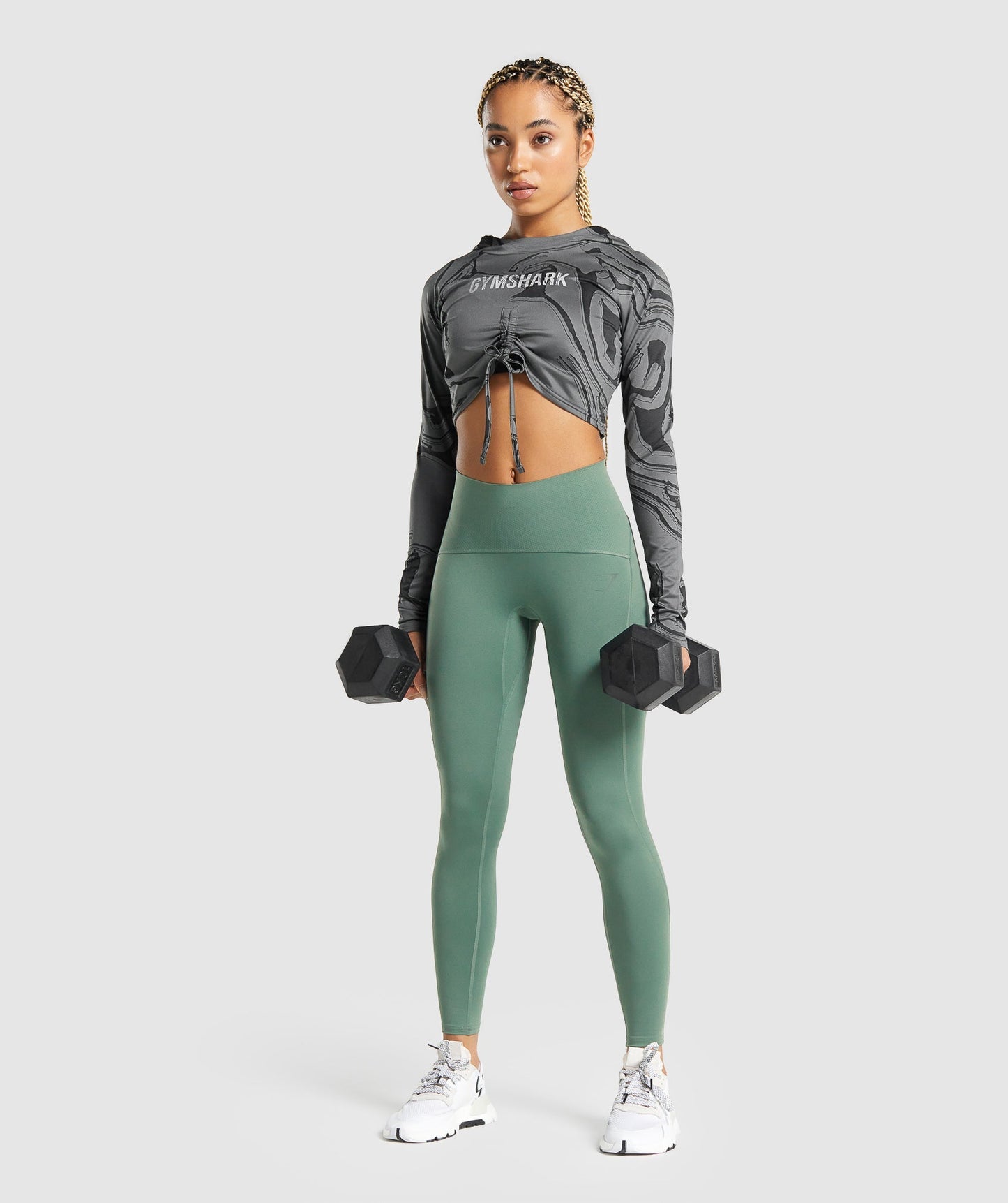 GS Power Pullover - Schwarzer Druck