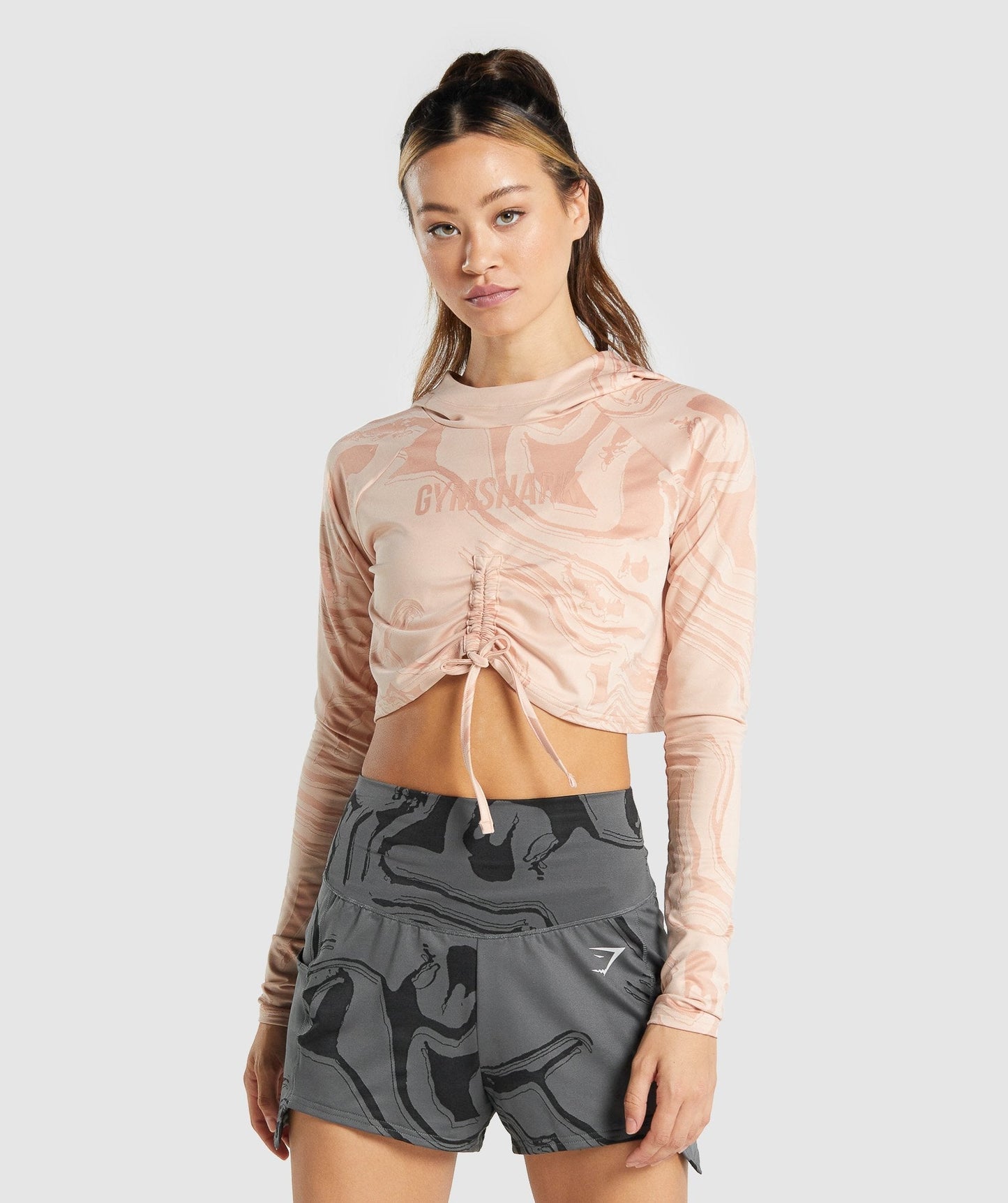 GS Power Pullover - Hellrosa Druck