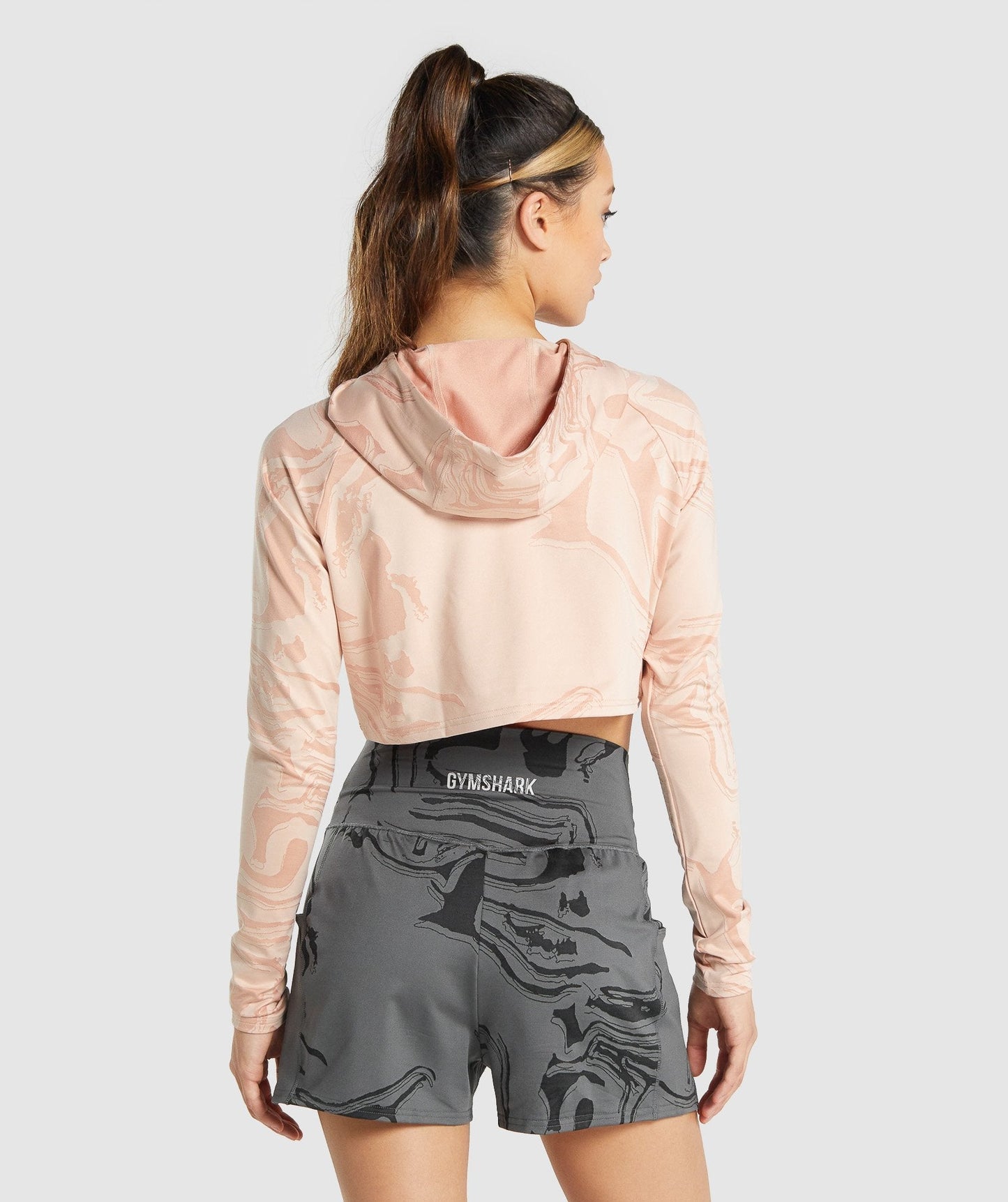 GS Power Pullover - Hellrosa Druck