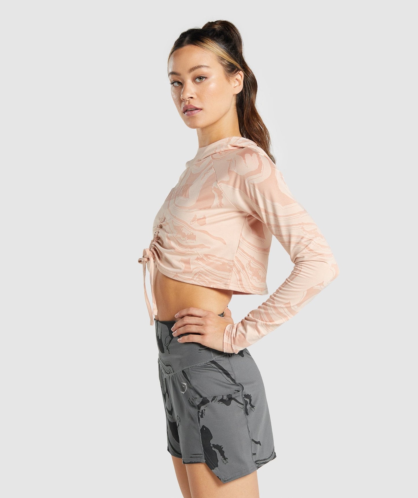 GS Power Pullover - Hellrosa Druck
