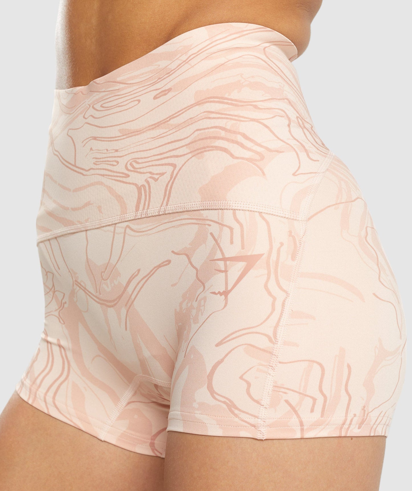 GS Power Support Shorts - Hellrosa Druck