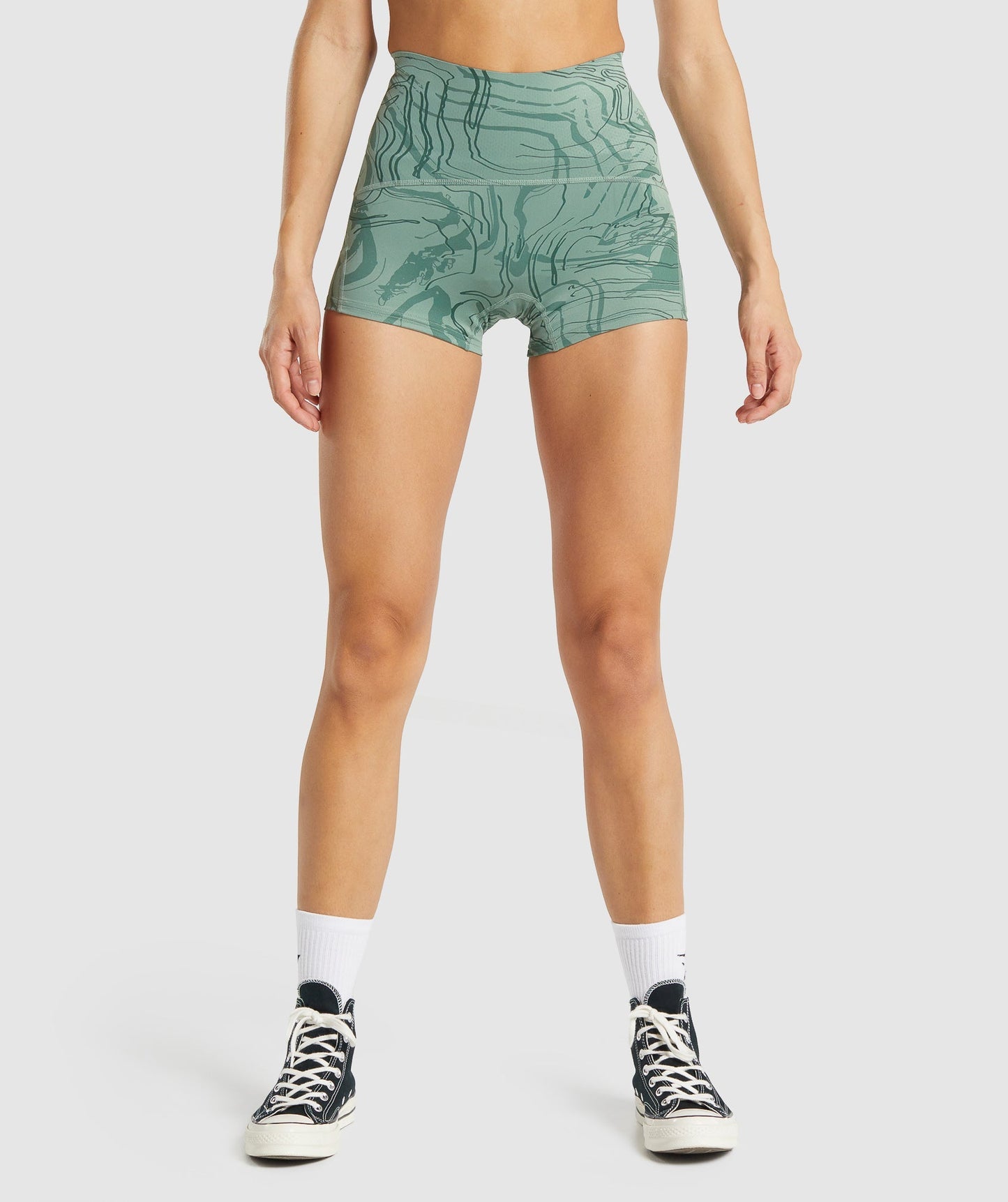 GS Power Support Shorts - Gründruck