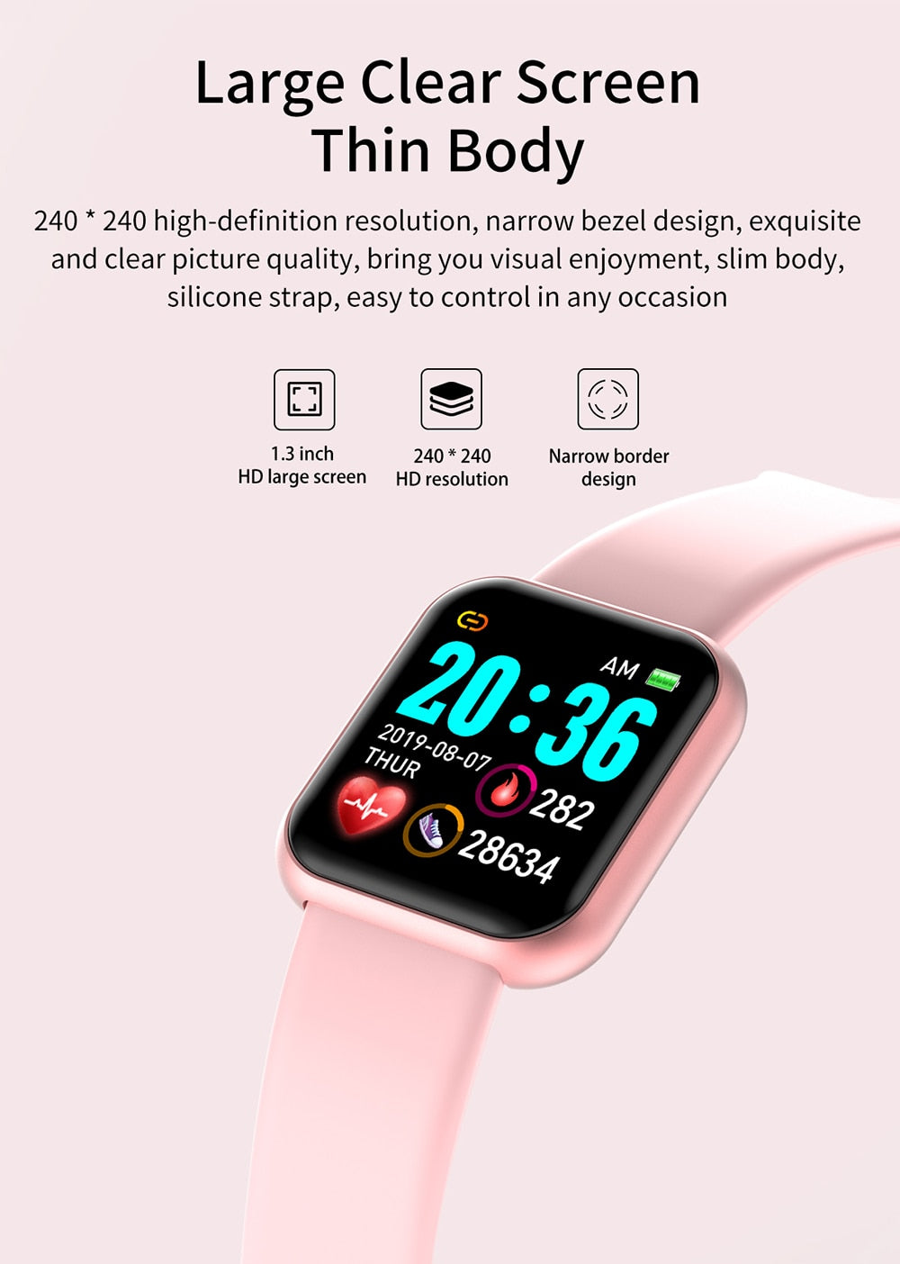 Neue I5 Frauen Wasserdichte Intelligente Uhr P70 P68 Bluetooth Smartwatch Für Apple IPhone Xiaomi Herz Rate Monitor Fitness Tracker D20