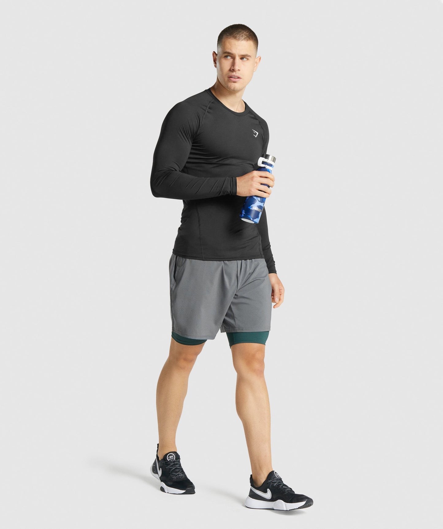 Gymshark Hot Cold Flasche - Marine