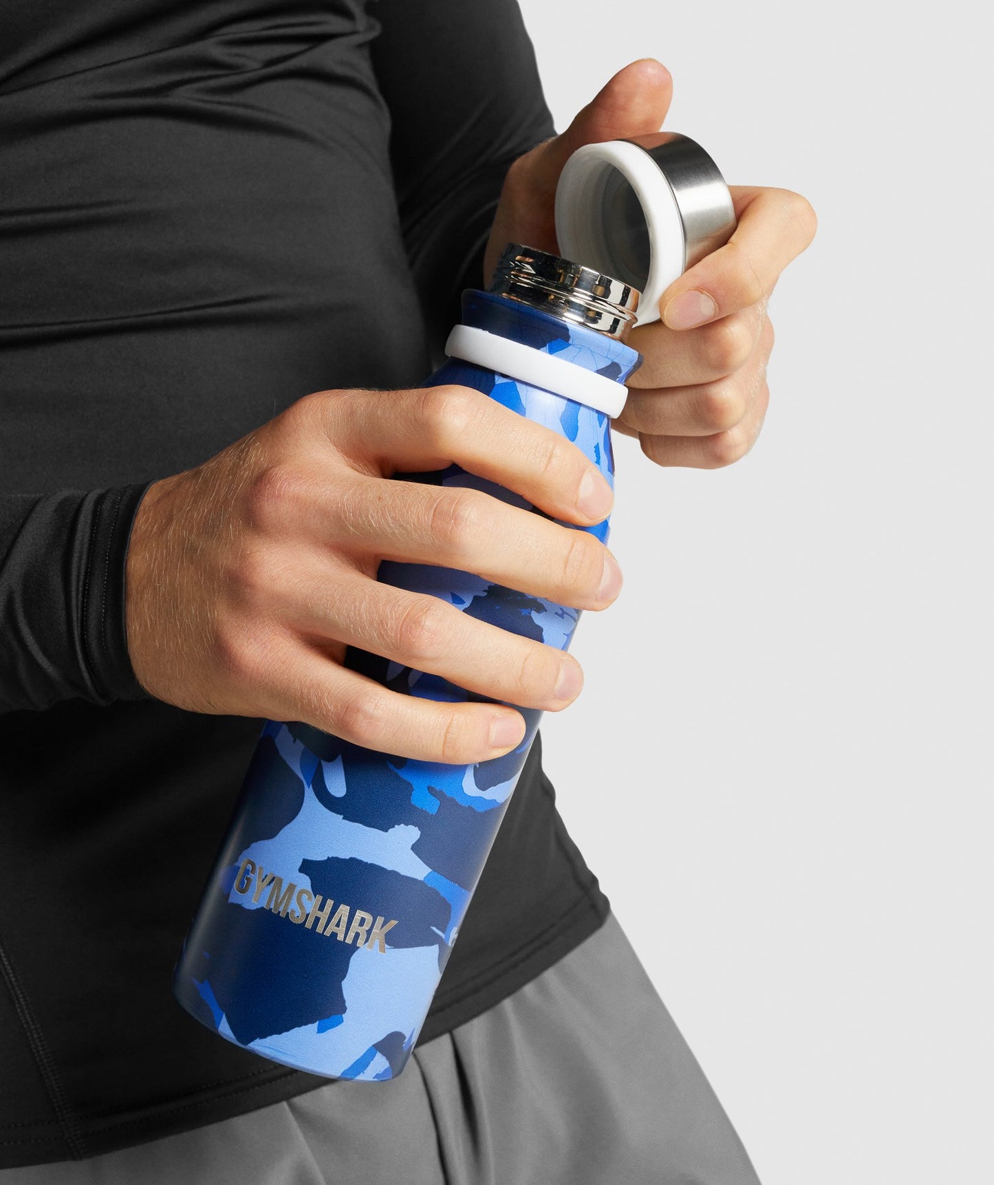 Gymshark Hot Cold Flasche - Marine