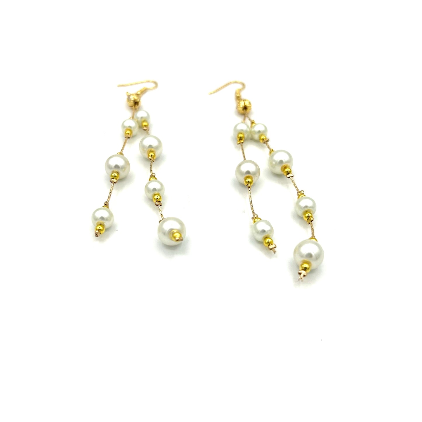 Long Pearl Earrings