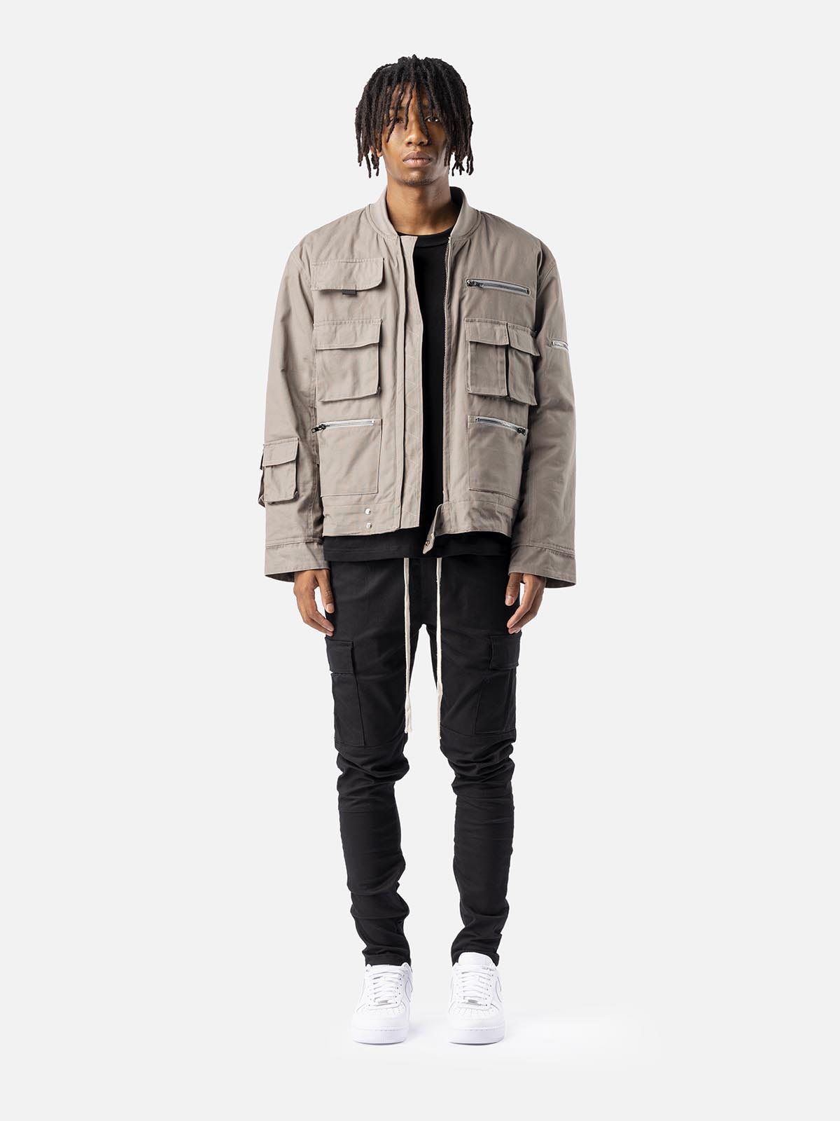 Cropped Cargo Jacket