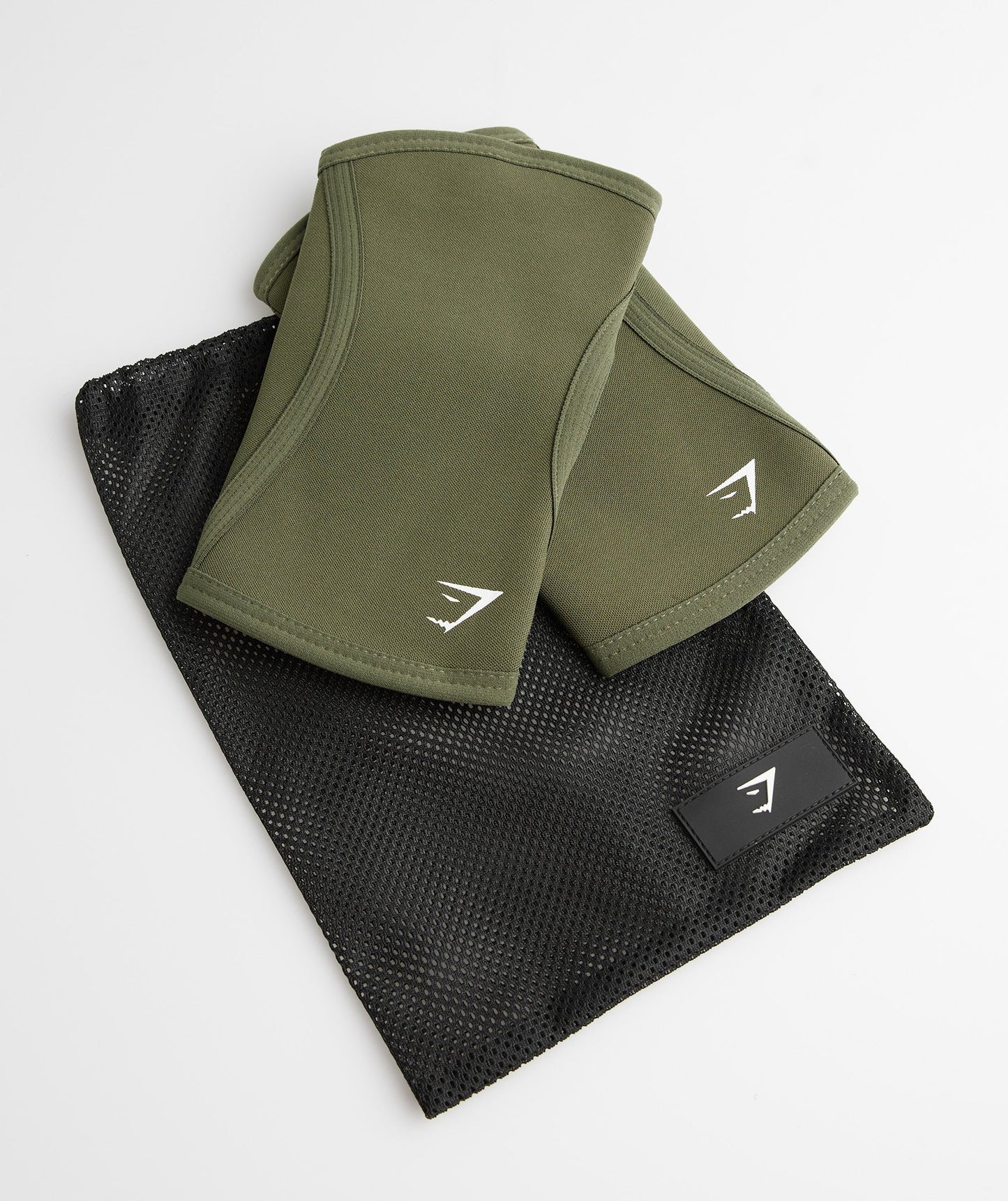 Gymshark Kniebandagen 3mm - Core Olive