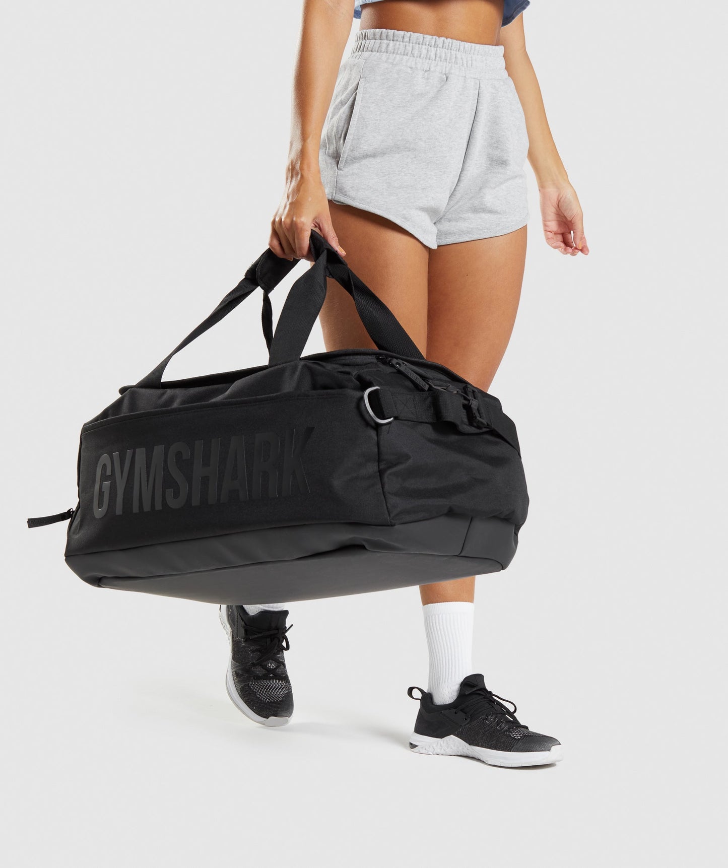Gymshark Hifting Club Fitnessbeutel - schwarz