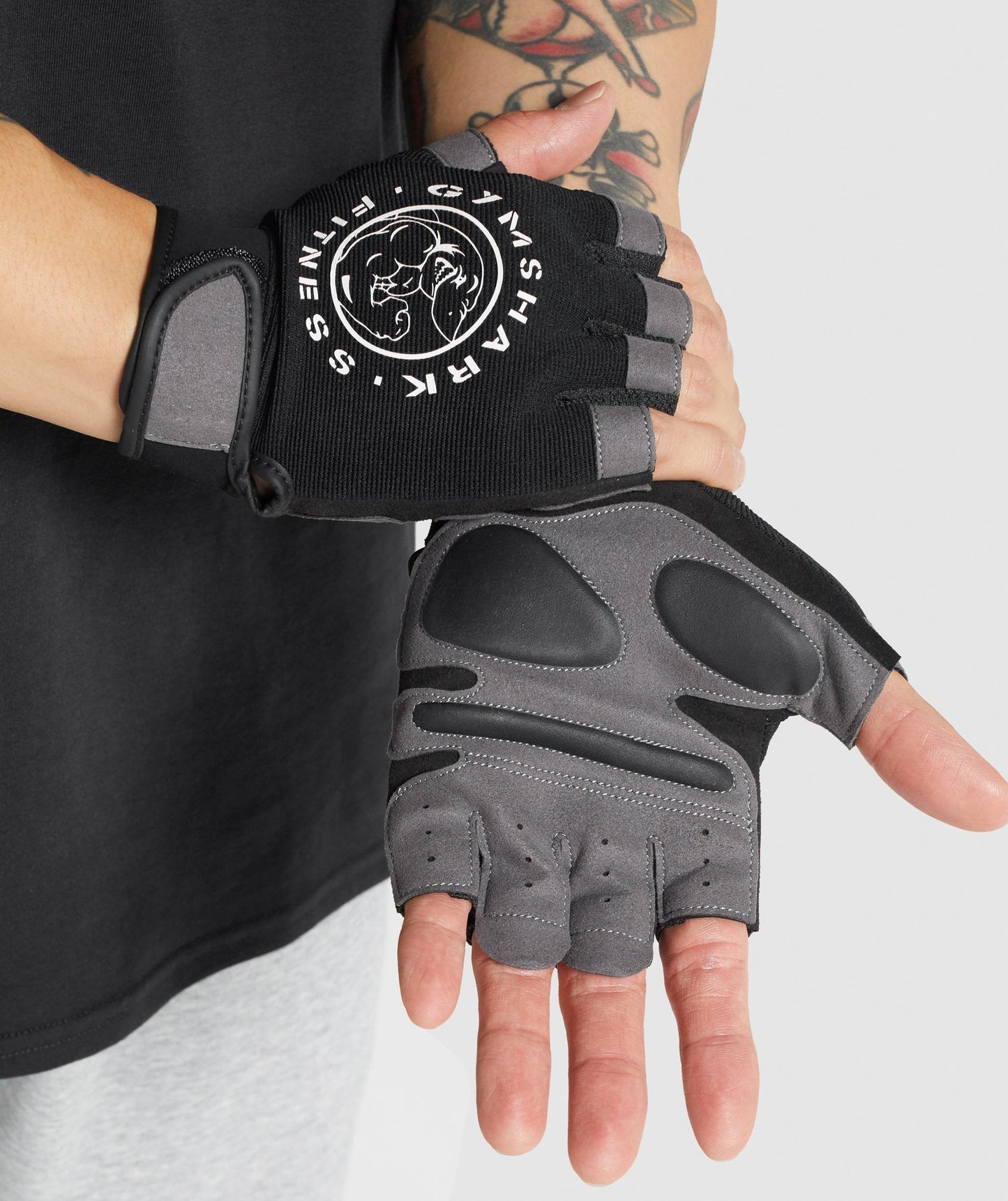 Gymshark Legacy Hebenshandschuhe - schwarz