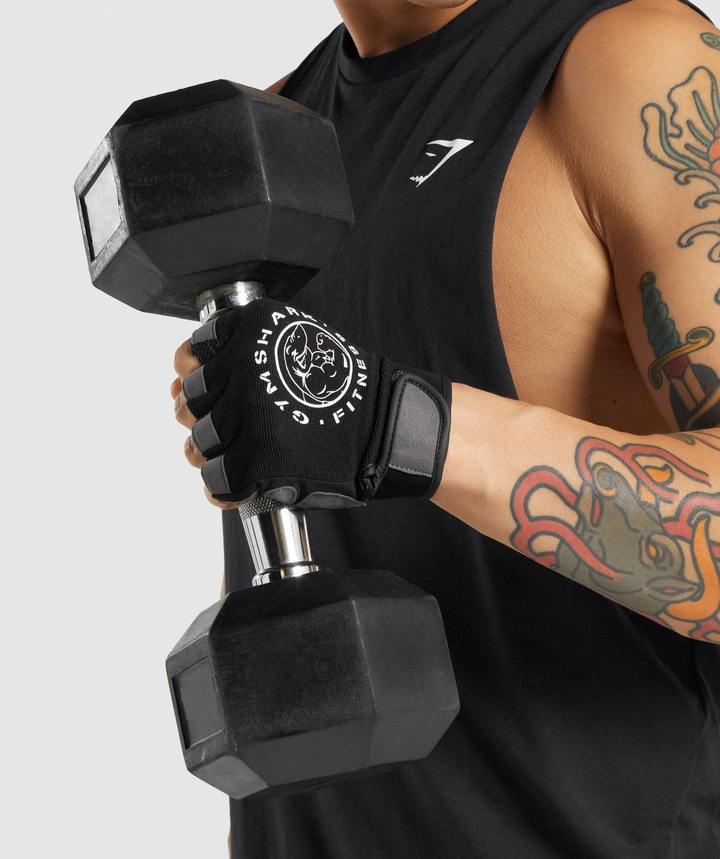 Gymshark Legacy Hebenshandschuhe - schwarz