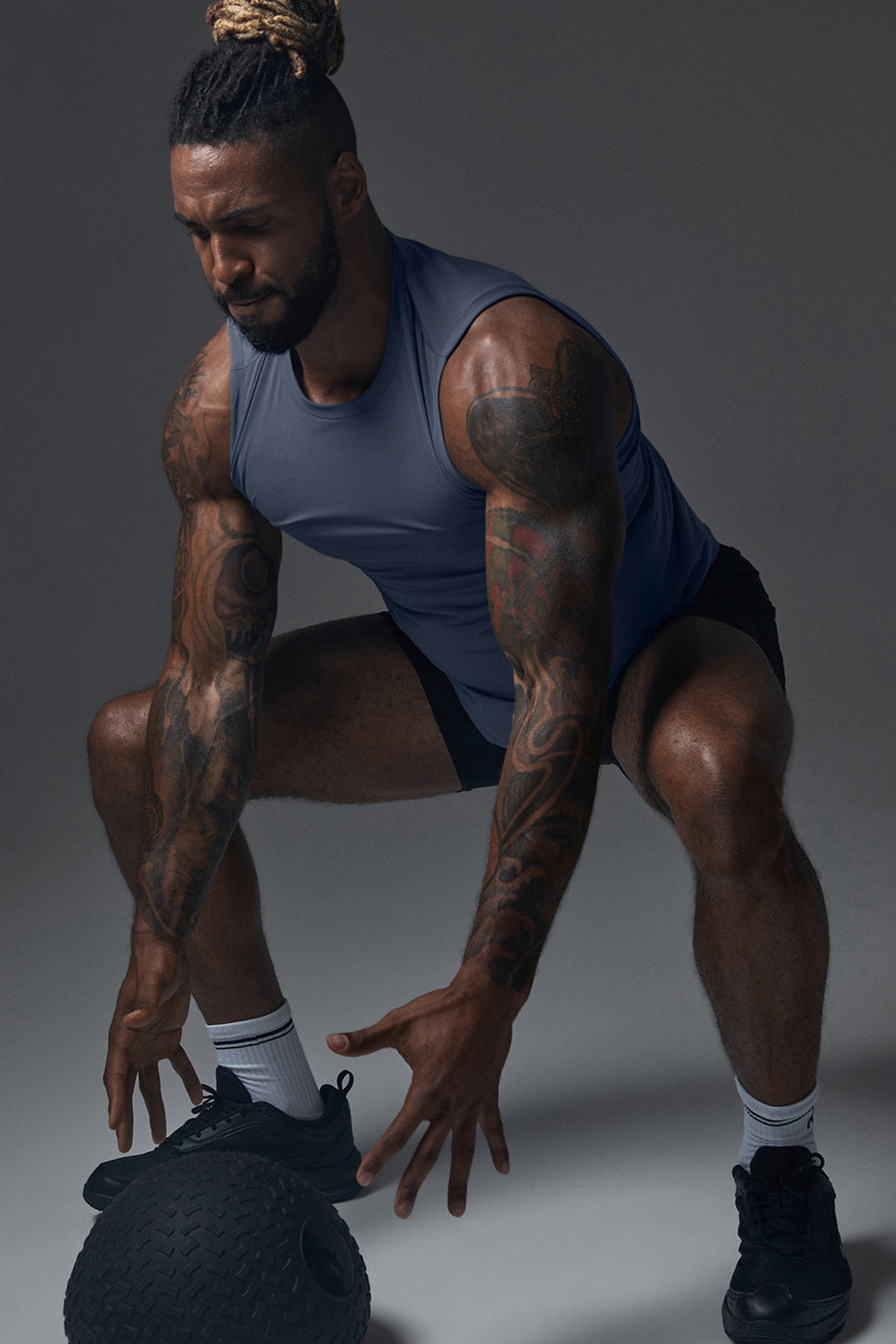 Idol Performance Tank - Bluestone