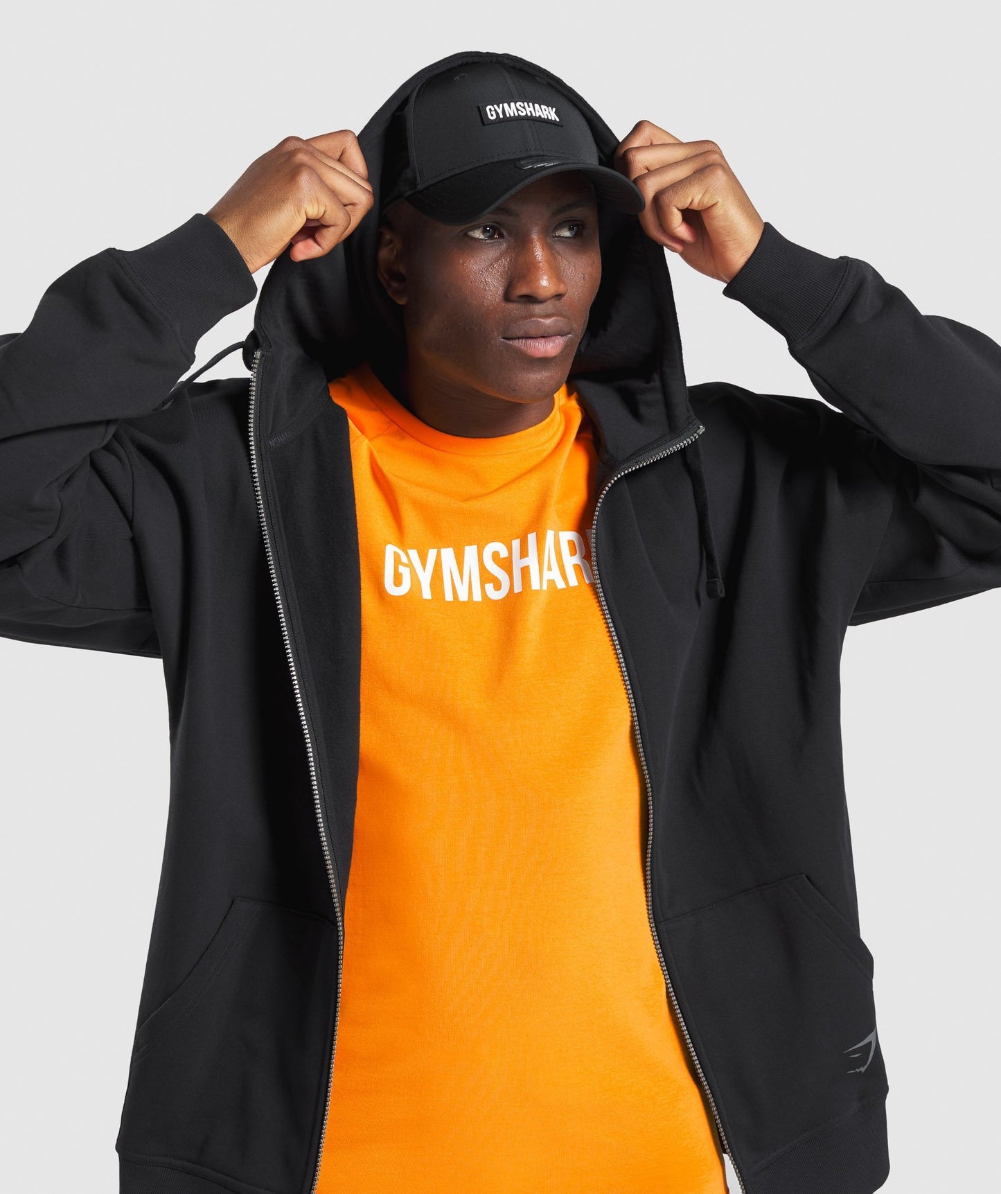 Gymshark New Era GS 9forty Mesh Snapback - Schwarz