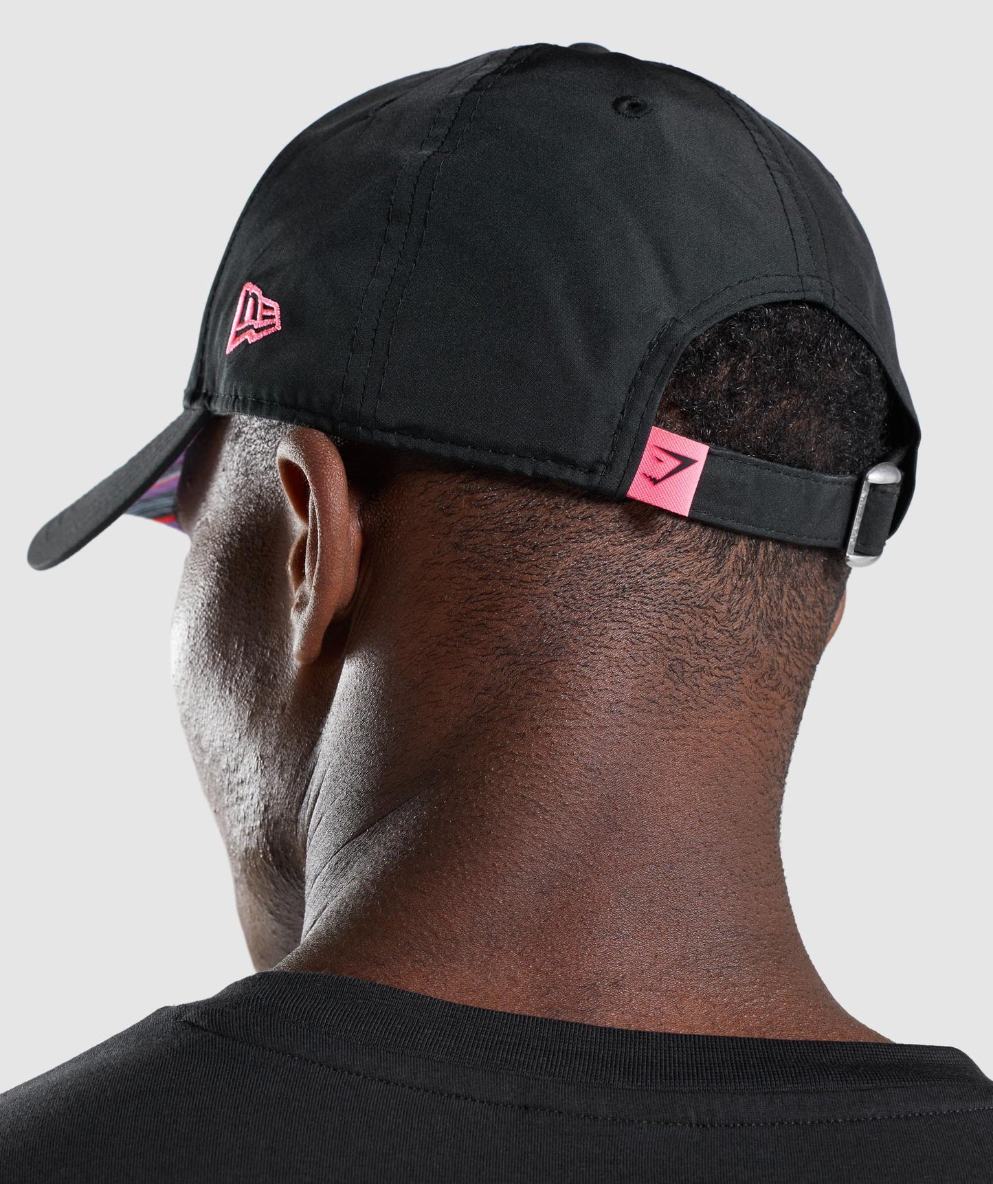 Gymshark New Era 9FORTY Adjustable - Black/Purple Print