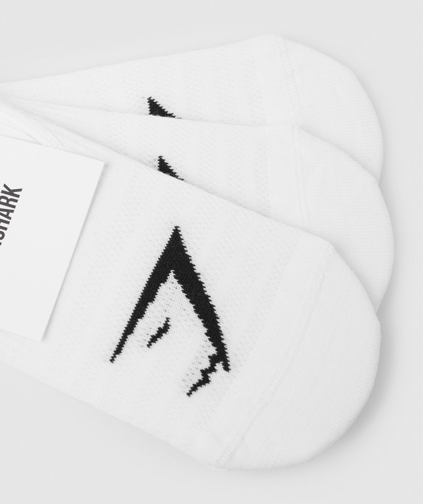 Gymshark No Show Socks 3pk - White