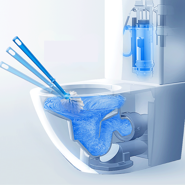 Blauer Deodorantblock