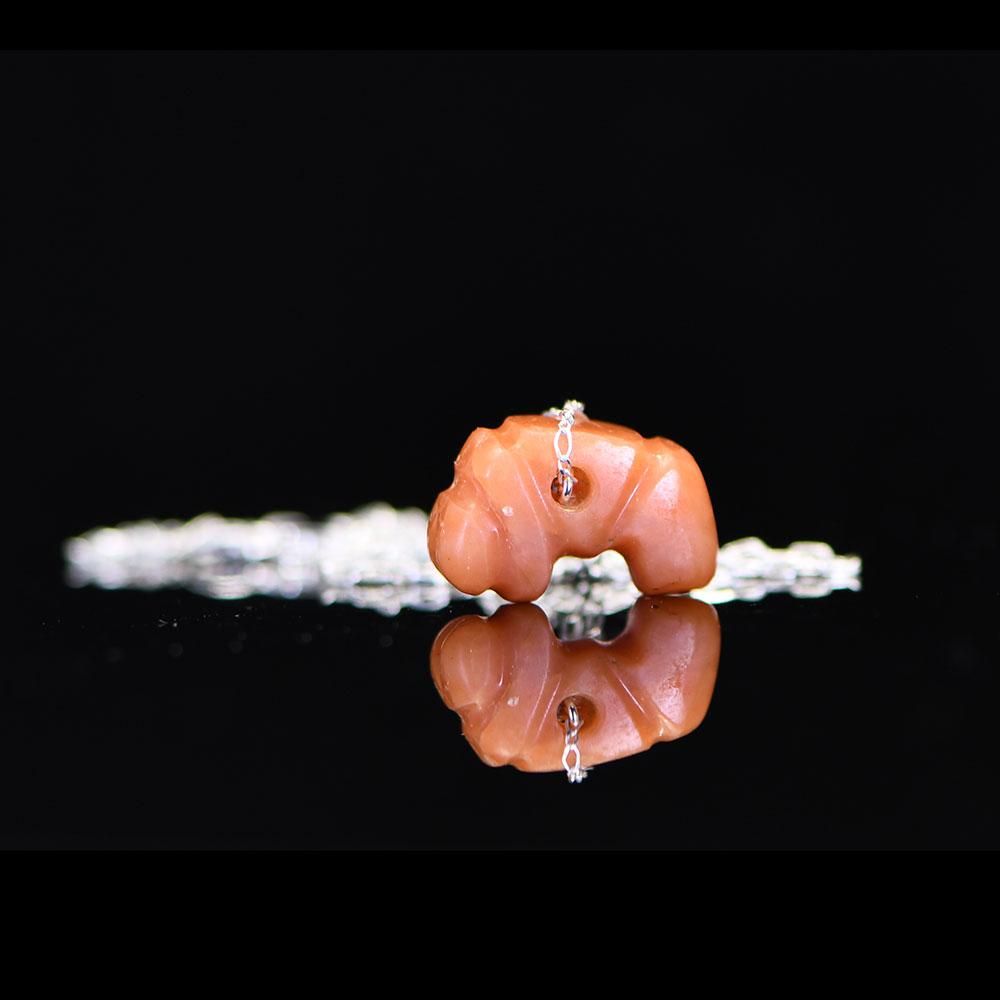 کولمبیا سے پہلے کارنیلین کیڑا لاکٹ ، ٹیرونا کلچر ، سی اے۔ 800 - 1500 عیسوی