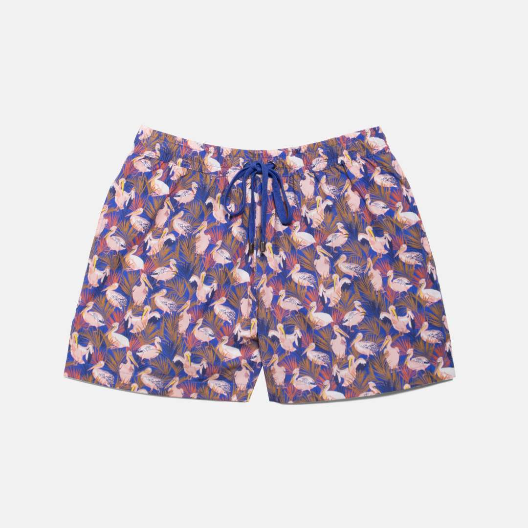 Cabana-Set mit Pelikan-Print