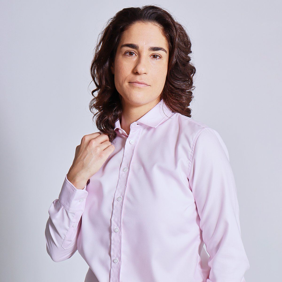 Pink Easy-Care Dress Shirt