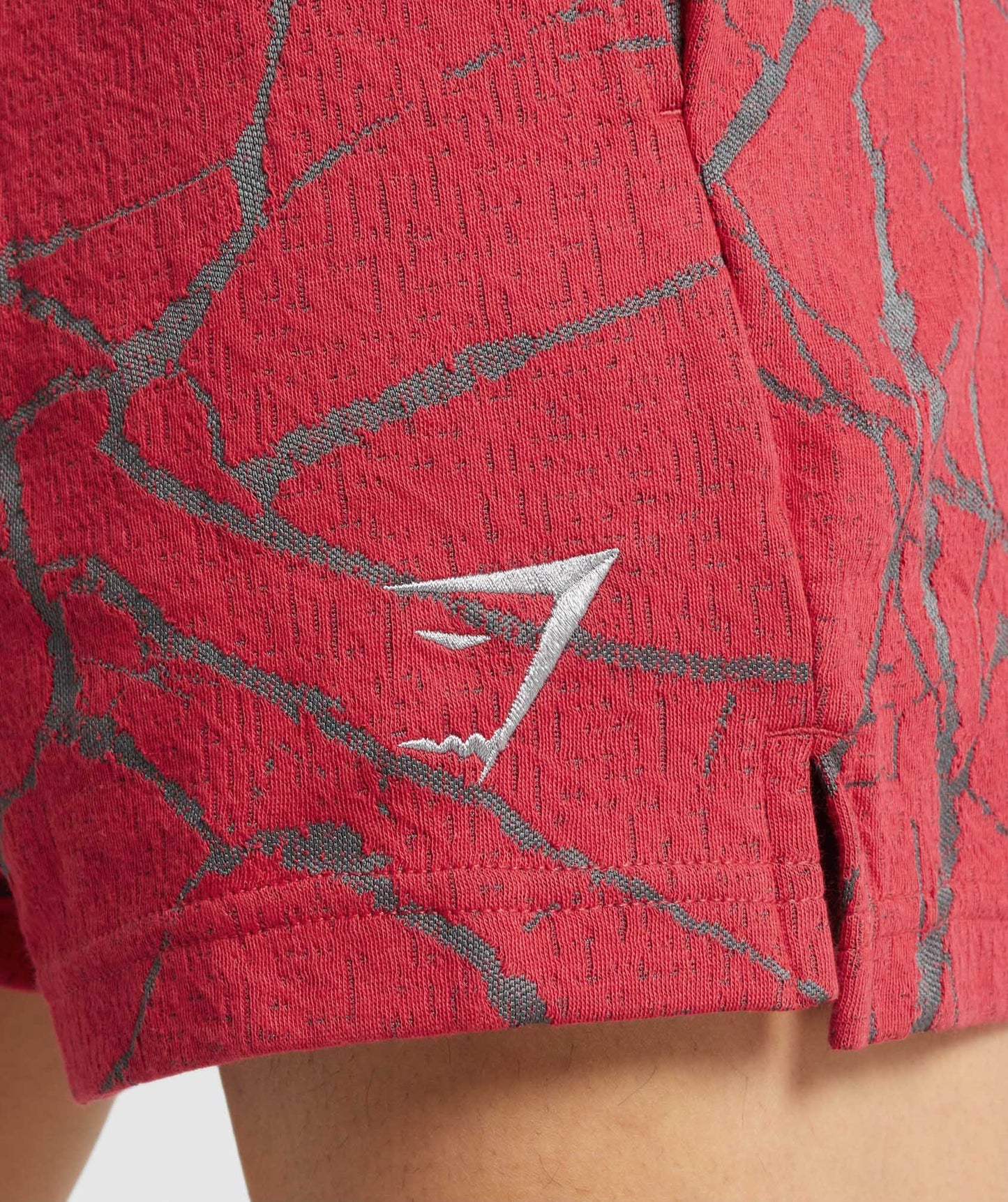Gymshark Power 5 "Shorts - Rotdruck