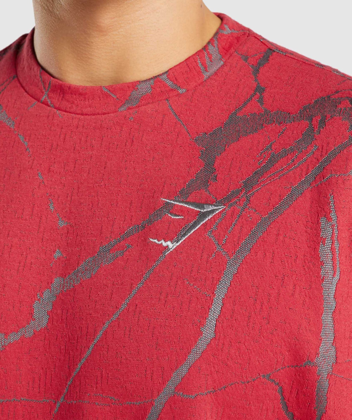 Gymshark Power Crew Sweatshirt - Rotdruck