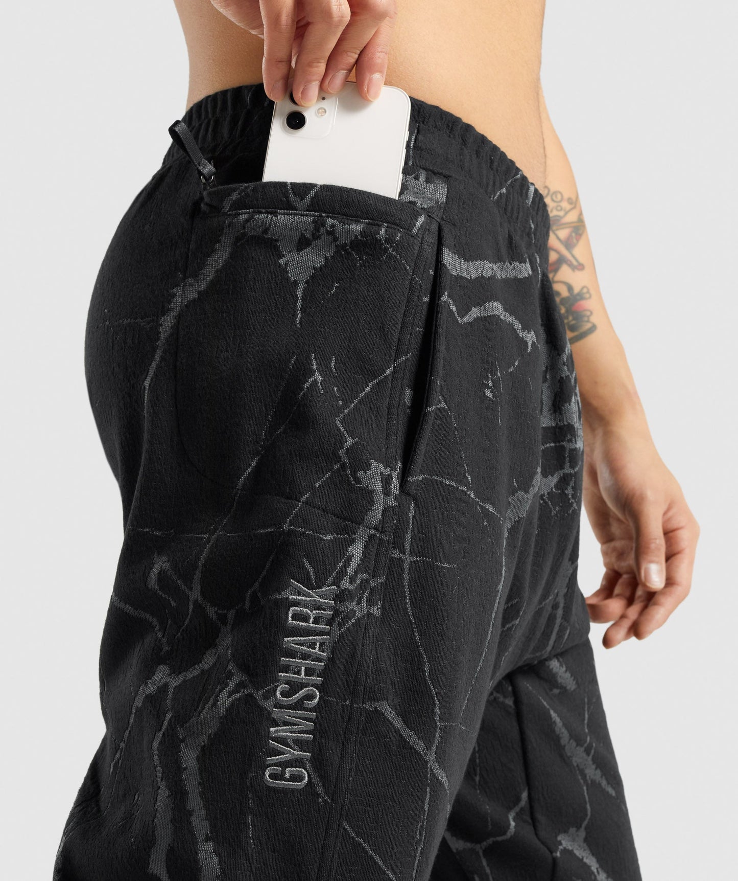 Gymshark Power Joggers - Schwarzer Druck