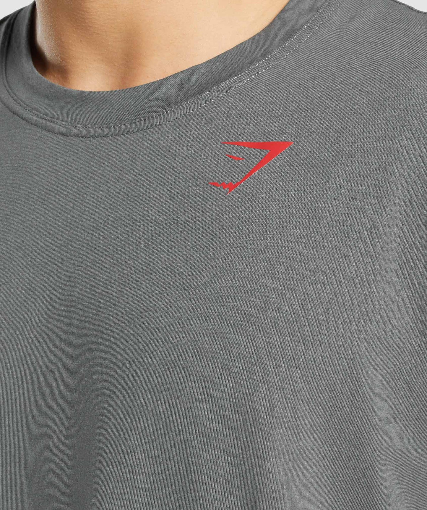 Gymshark Power T -Shirt - Holzkohlegrau