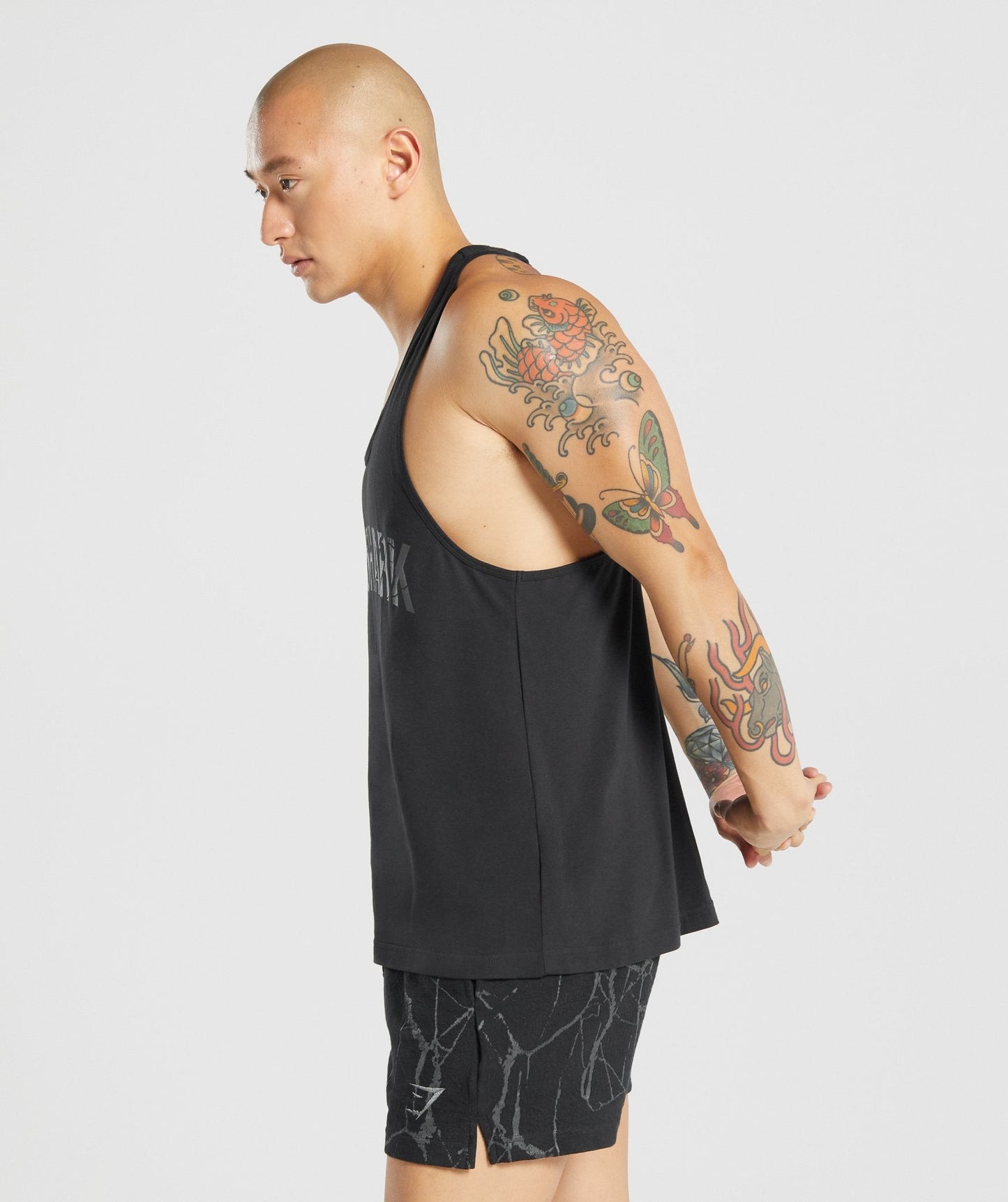 Gymshark Power Stringer - schwarz