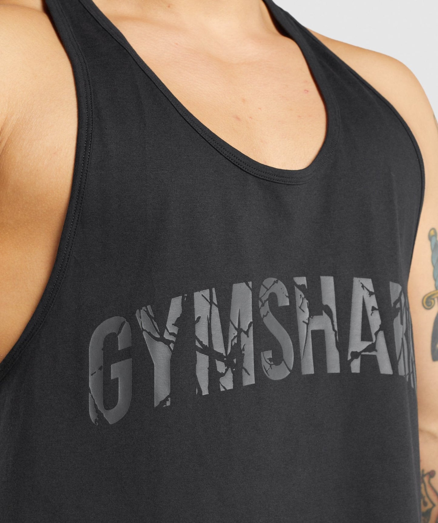 Gymshark Power Stringer - schwarz