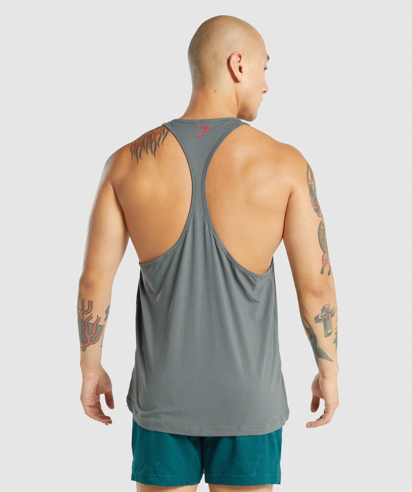 Gymshark Power Stringer - grau