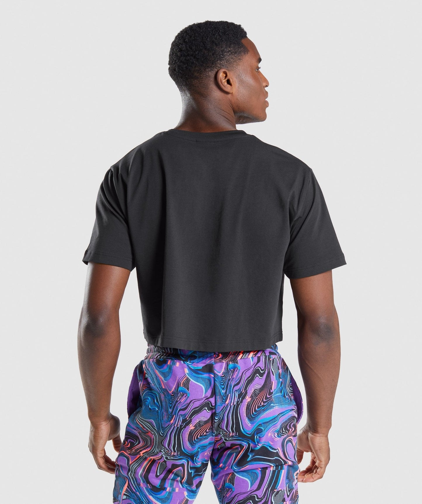 Gymshark vor dem Training Crop Top - Schwarz