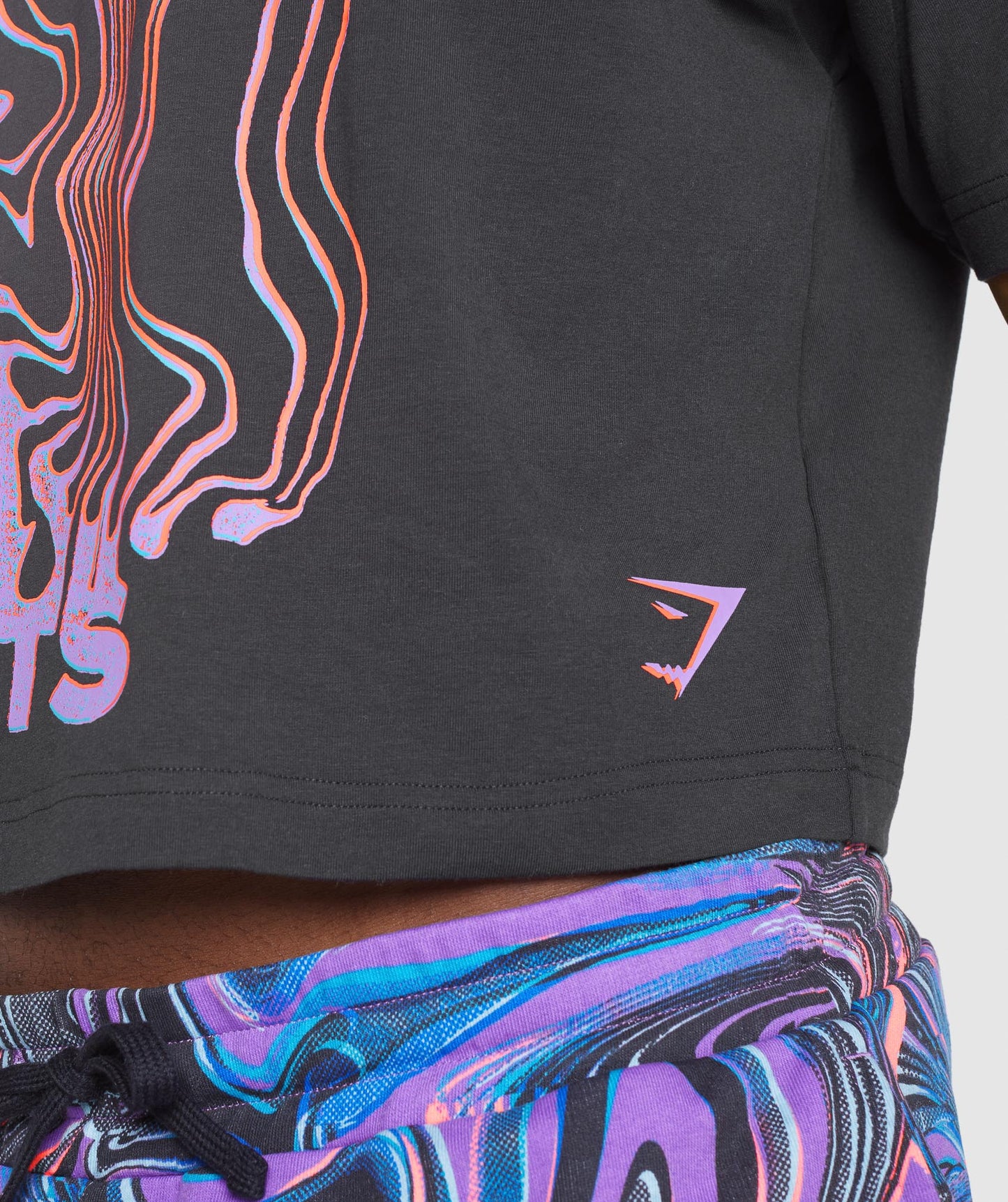 Gymshark vor dem Training Crop Top - Schwarz
