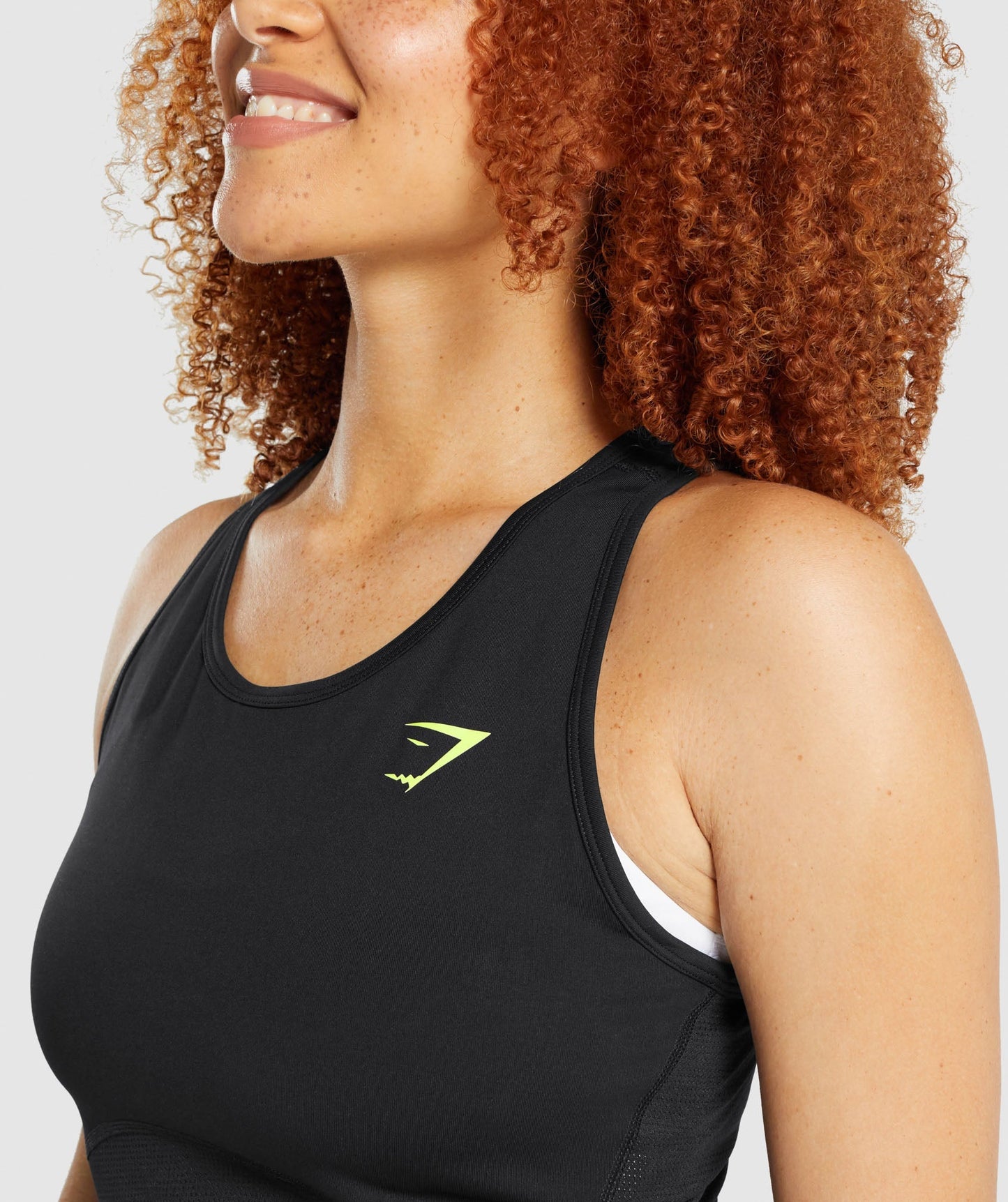 Gymshark Puls Crop Tank - schwarz