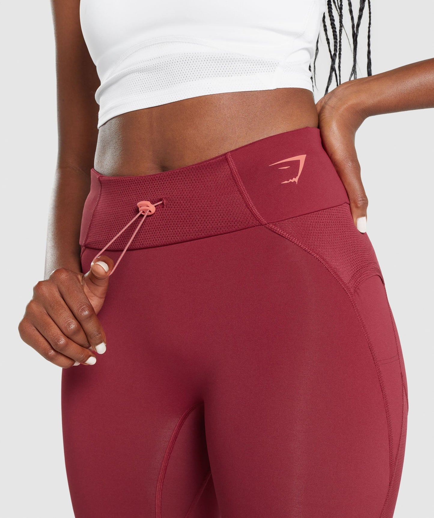 Gymshark Pulse Leggings - Burgund