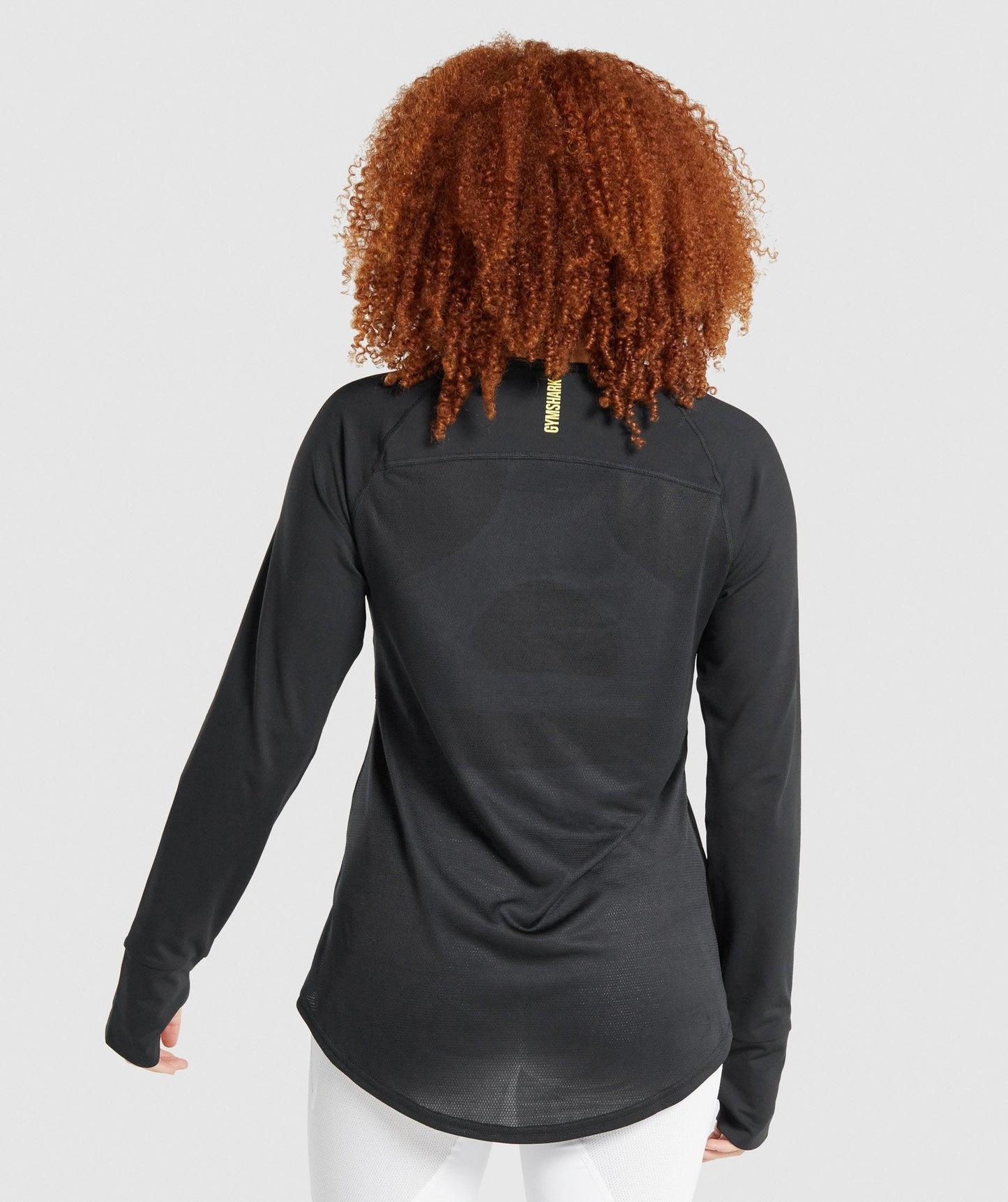 Gymshark Pulse Langarm T -Shirt - Schwarz
