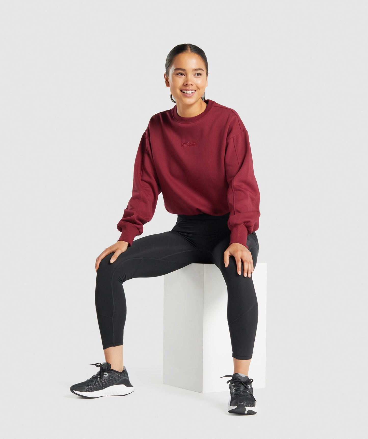 Gymshark Pulse Pullover - Burgund