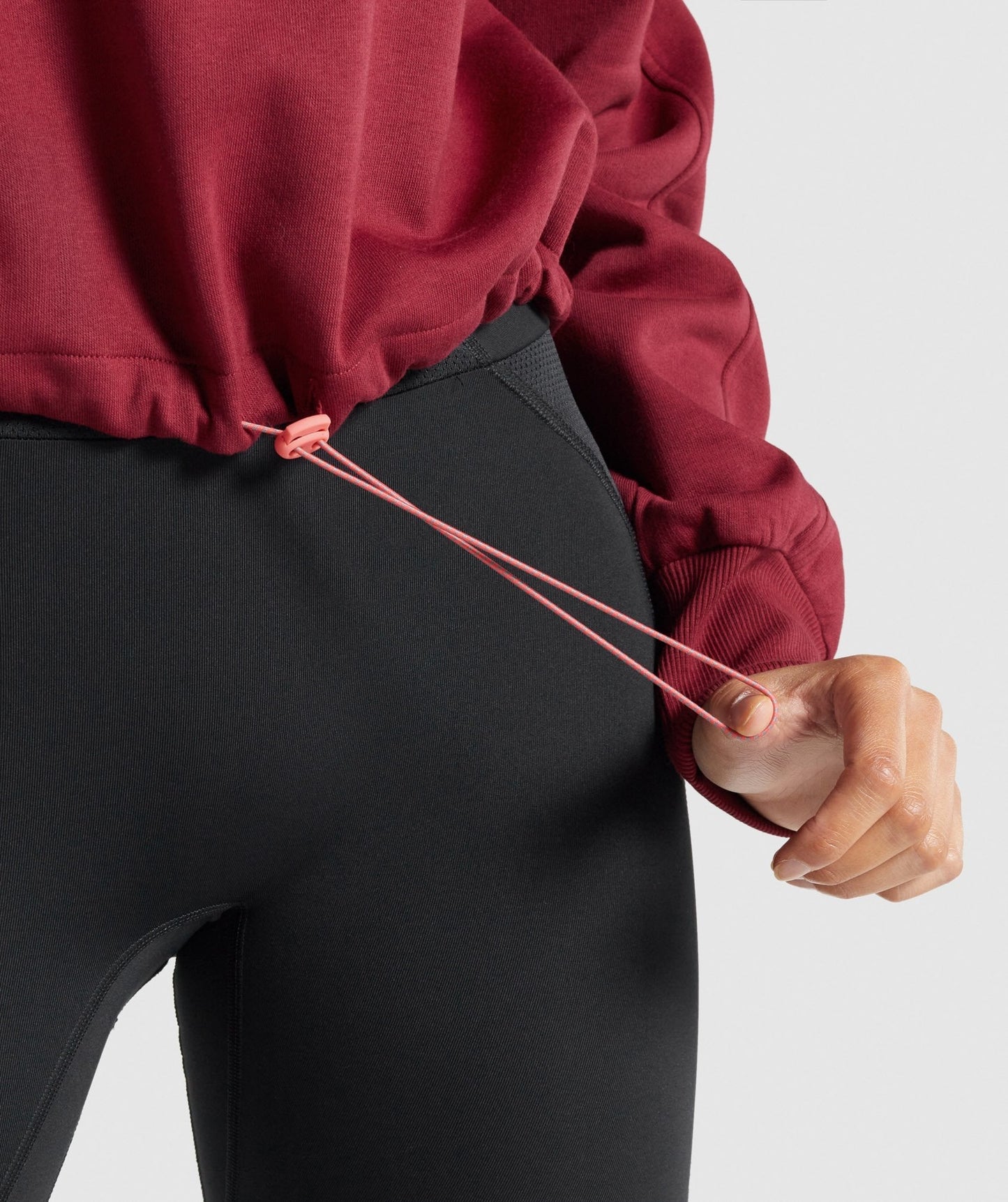 Gymshark Pulse Pullover - Burgund