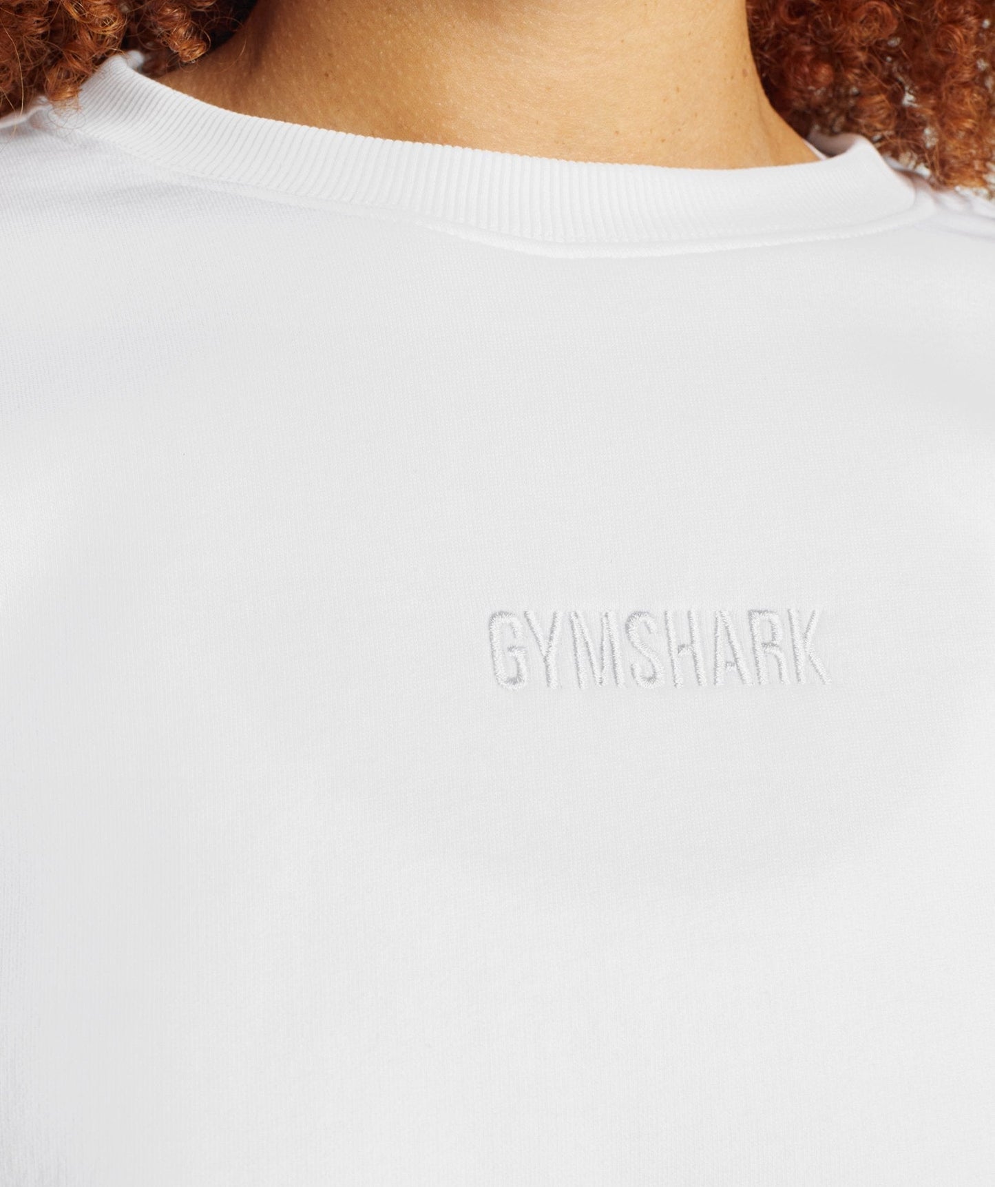 Gymshark Pulse Pullover - White