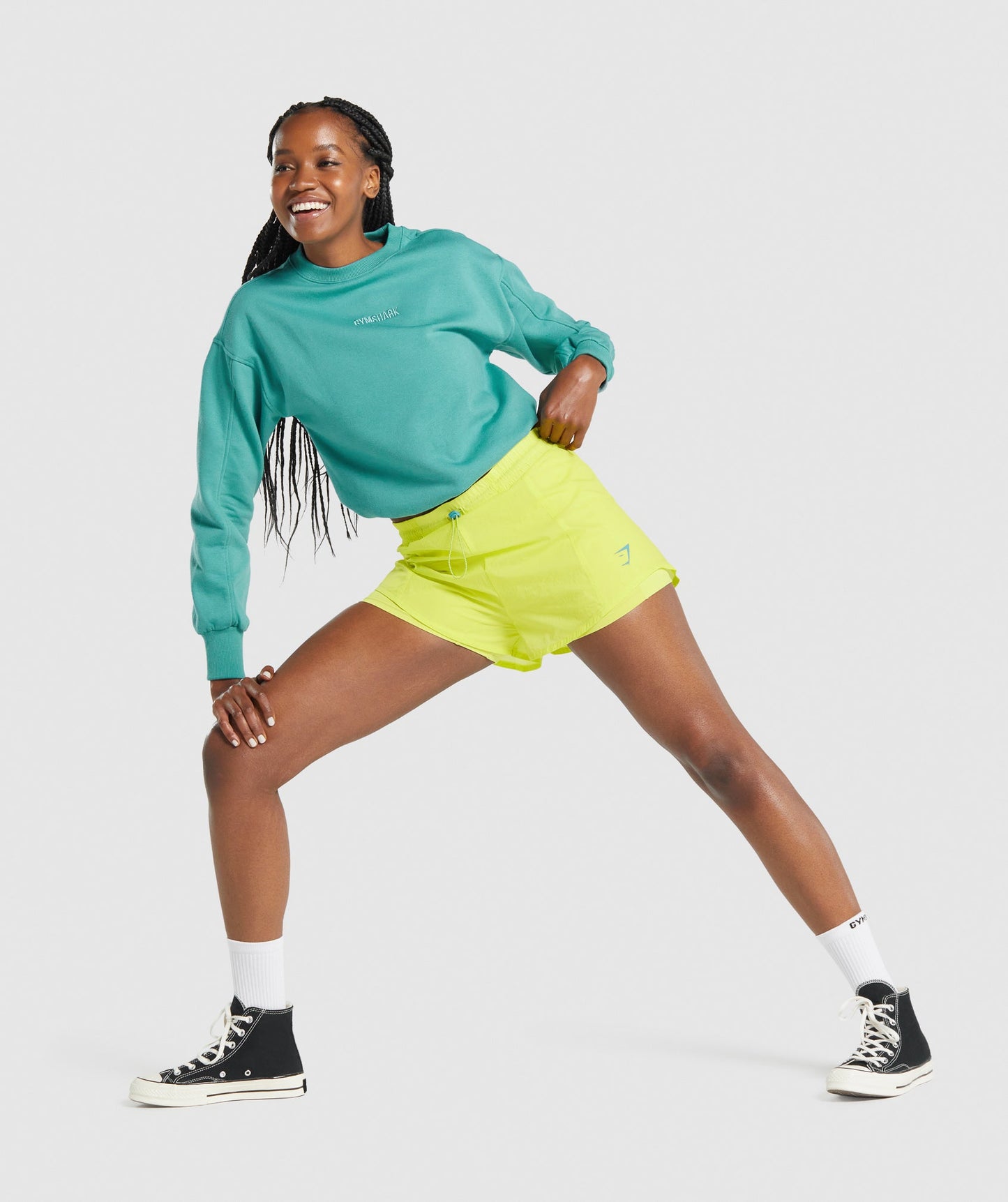 Gymshark Pulse 2 in 1 Shorts - Yellow
