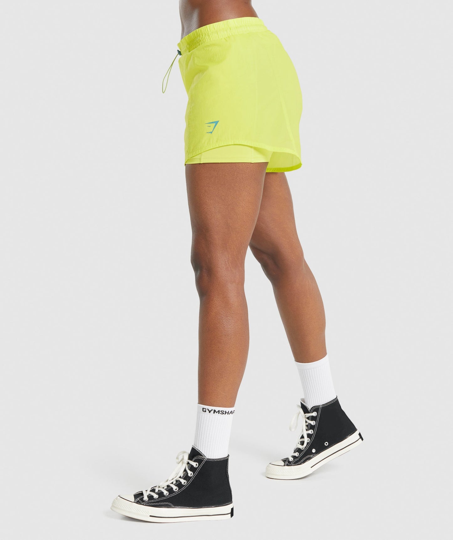 Gymshark Pulse 2 in 1 Shorts - Yellow