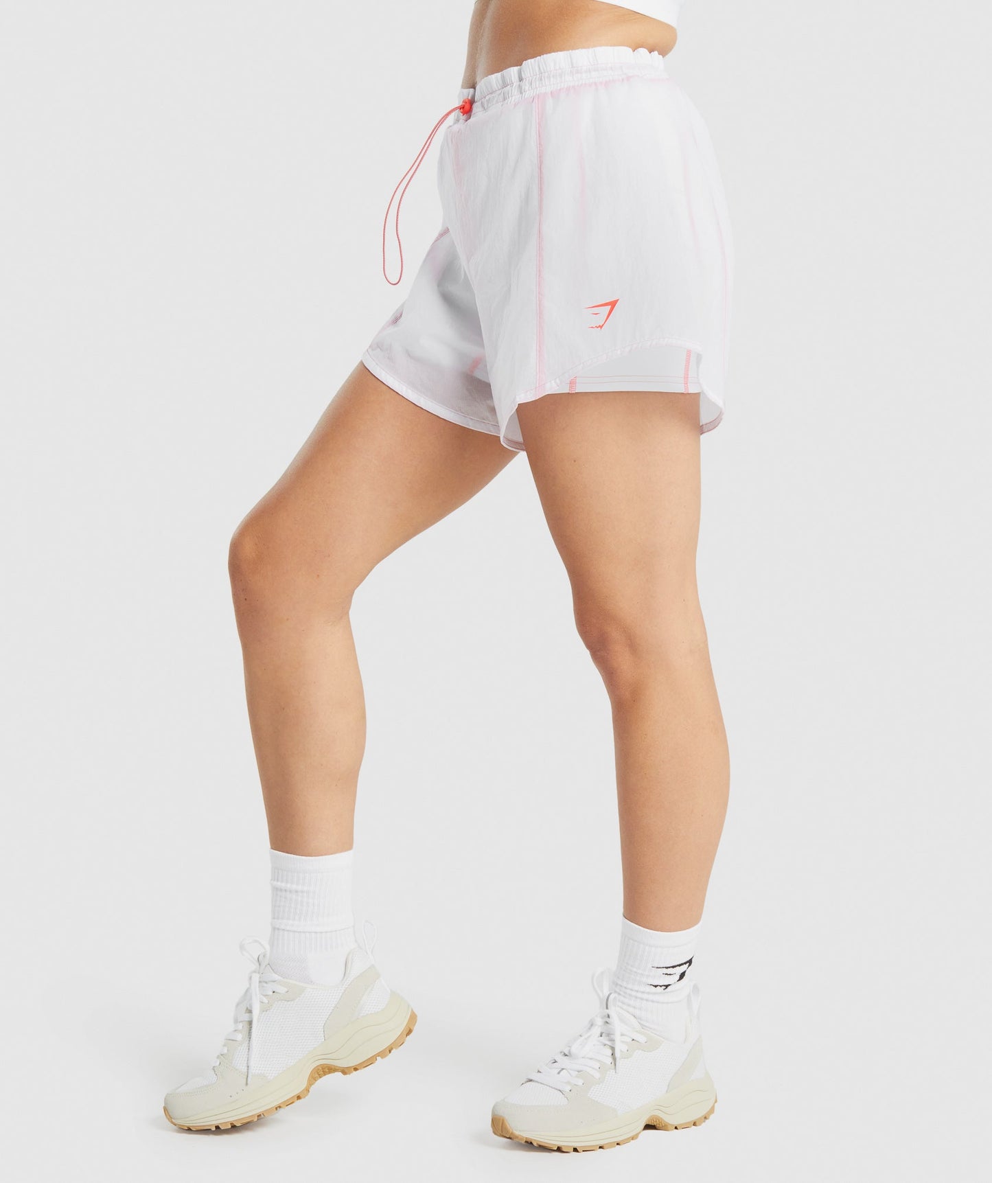 Gymshark Puls 2 in 1 Shorts - Weiß