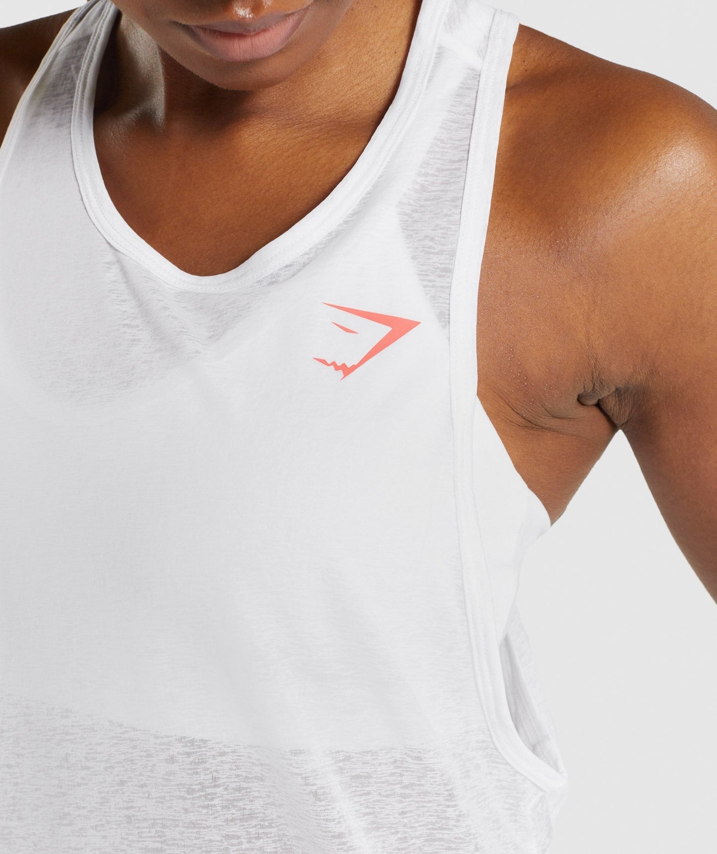Gymshark Pulse Lightweight Tank - White