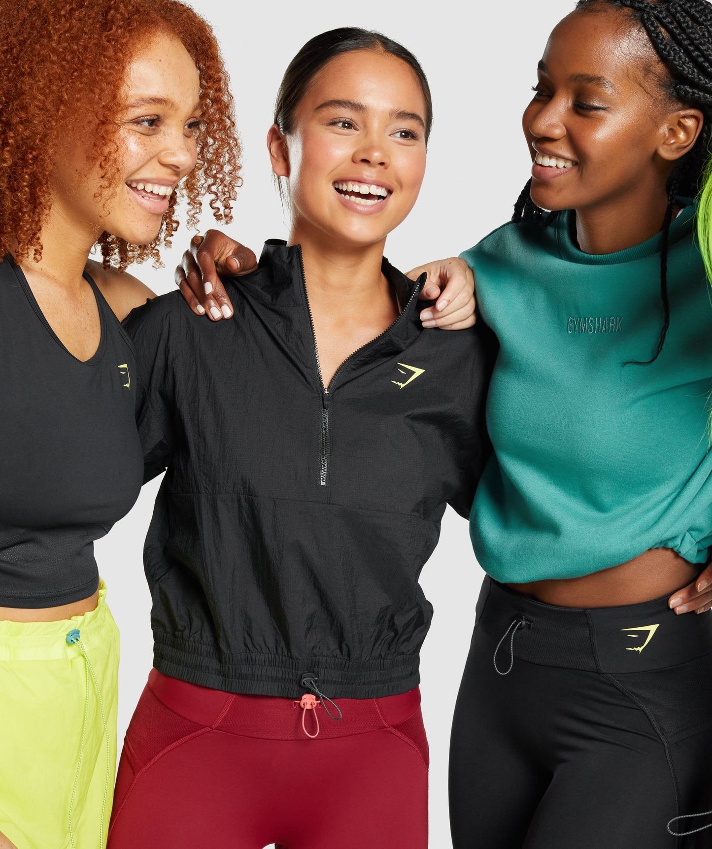 Gymshark Pulse gewebte Jacke - schwarz