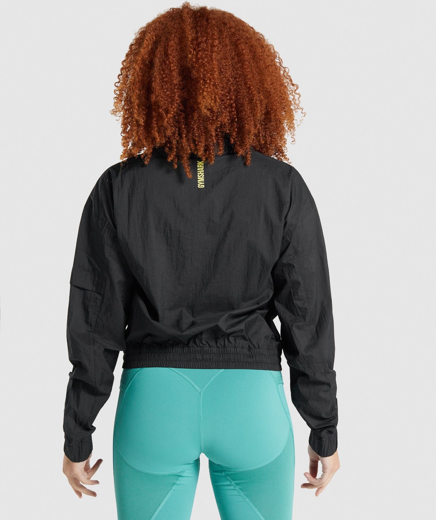 Gymshark Pulse gewebte Jacke - schwarz