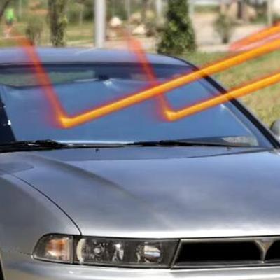 कार खिड़की वापस लेने योग्य छाया (1 सेट)