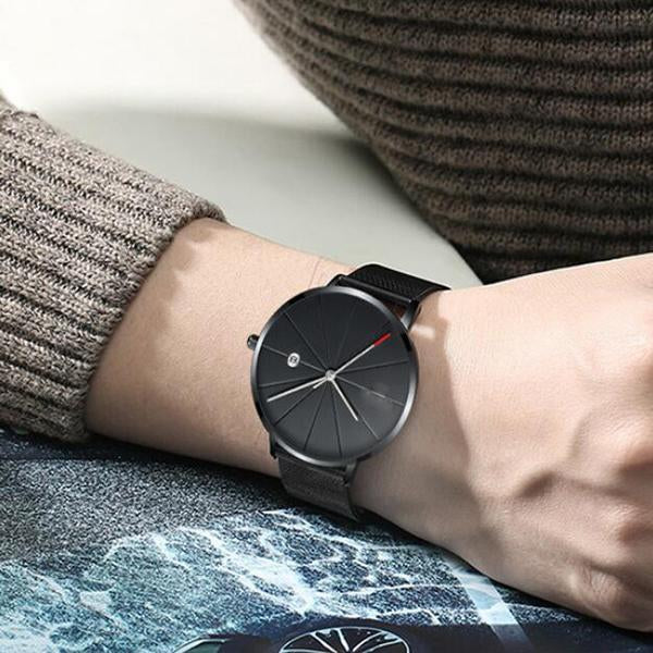 Wasserdichte Männer minimalistische Quarzuhr 19.99 (1pck)