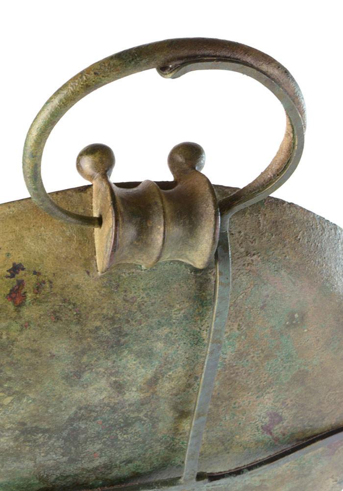 Eine schöne etruskische Bronze-Patera, ca. 4. - 3. Jahrhundert v. Chr.